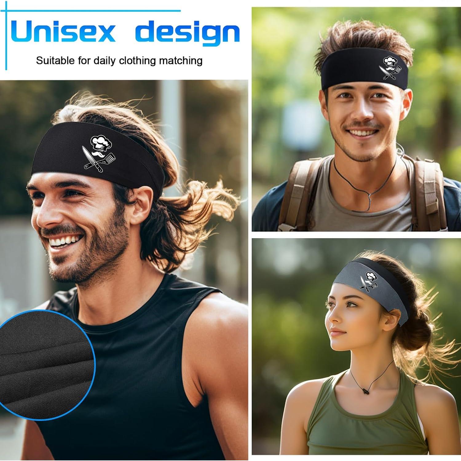 3 Bandas para la Cabeza Deportivas Viofre Unisex - Absorbe Sudor