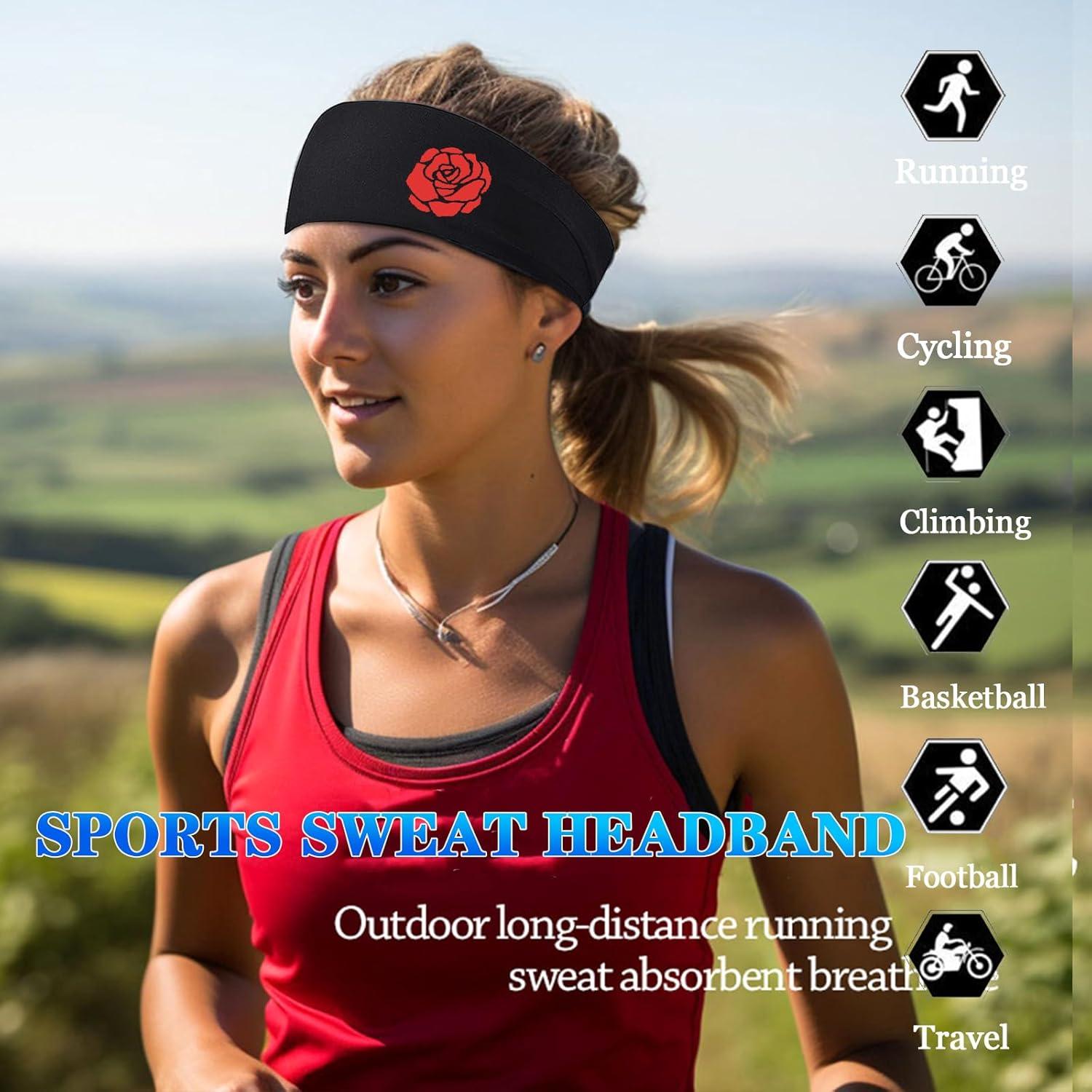 3 Diademas Deportivas Viofre para Correr Unisex - Absorbe Sudor