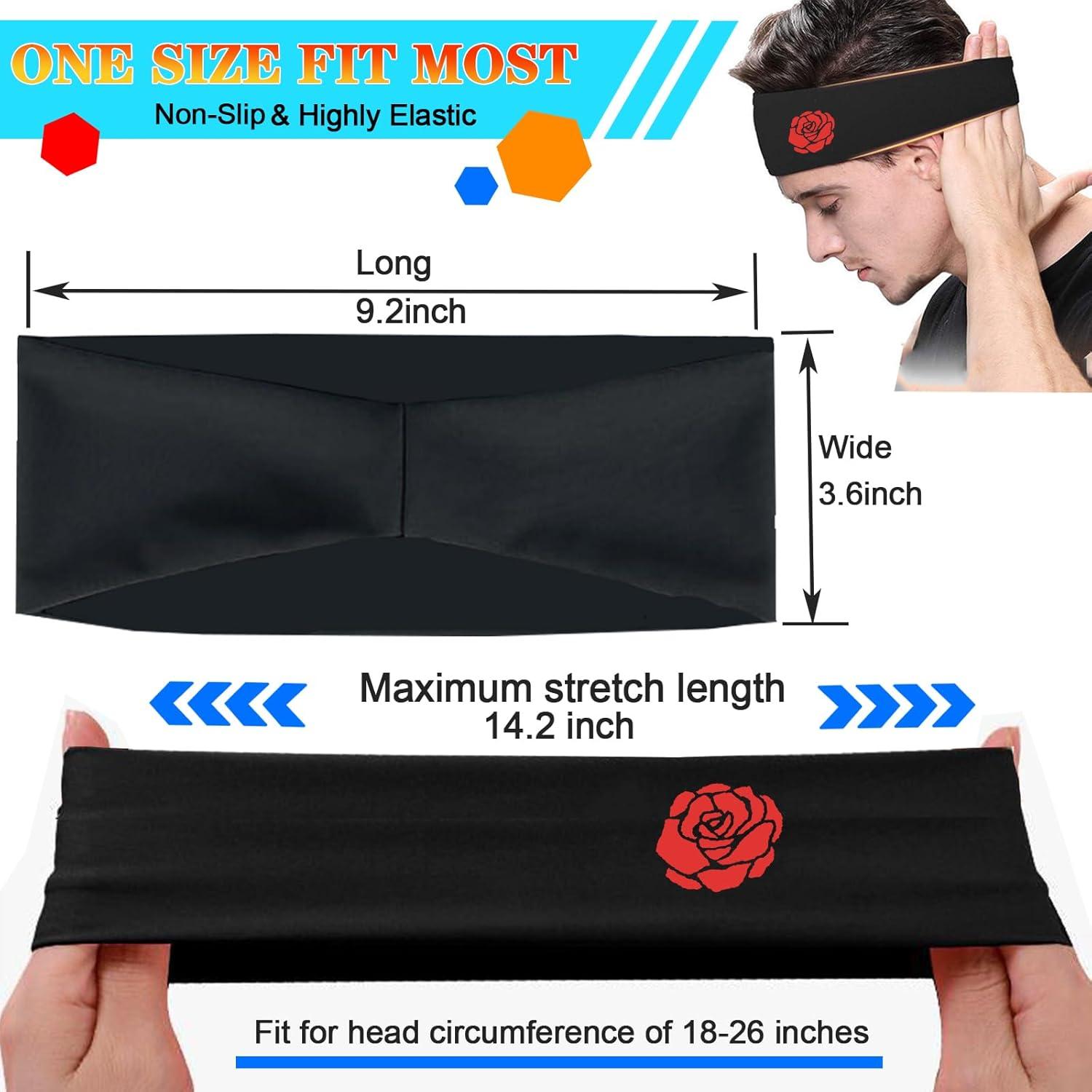 3 Diademas Deportivas Viofre para Correr Unisex - Absorbe Sudor