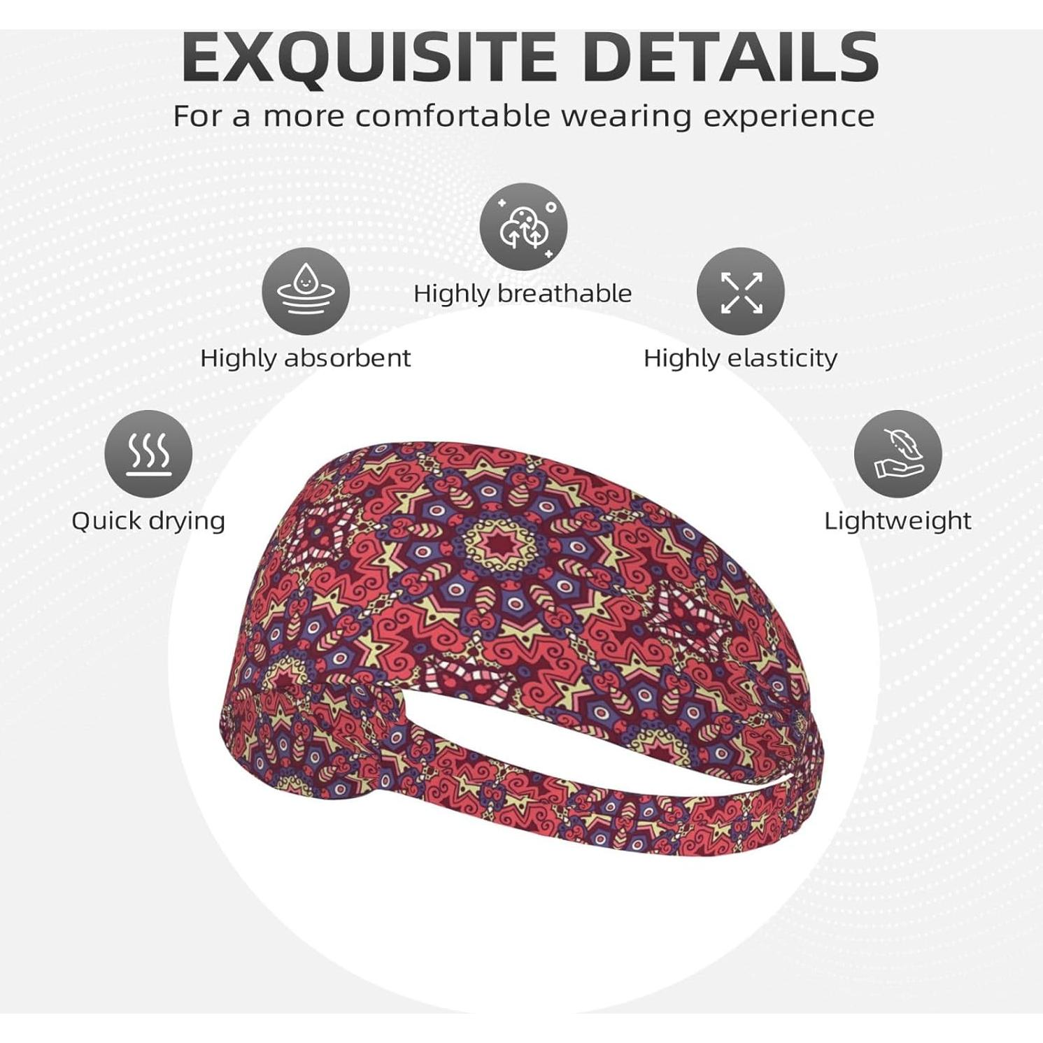 Diadema Elástica Deportiva Genérica Unisex para Yoga y Fitness