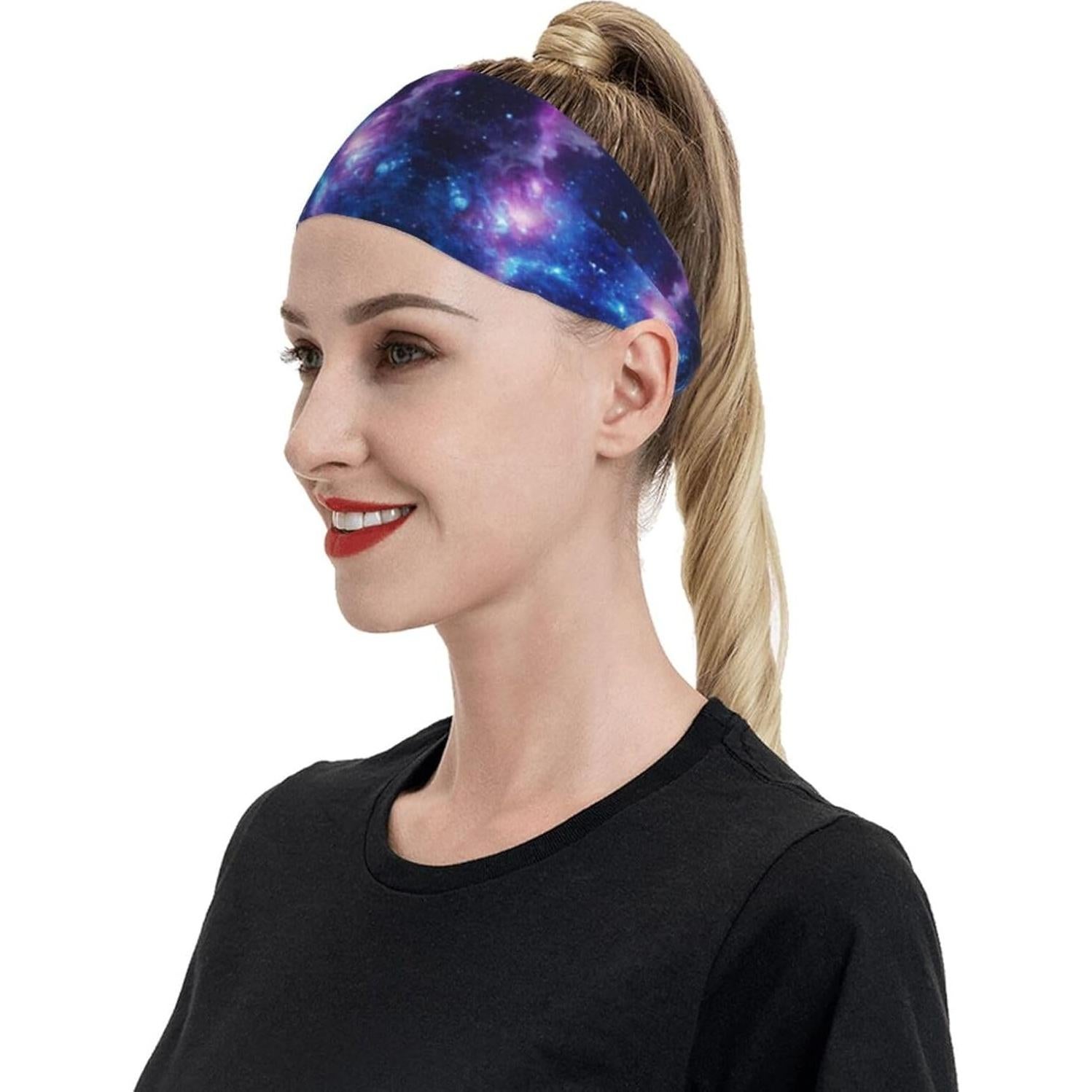 Diadema Deportiva ASYG Galaxy T3 Unisex Absorbente de Sudor