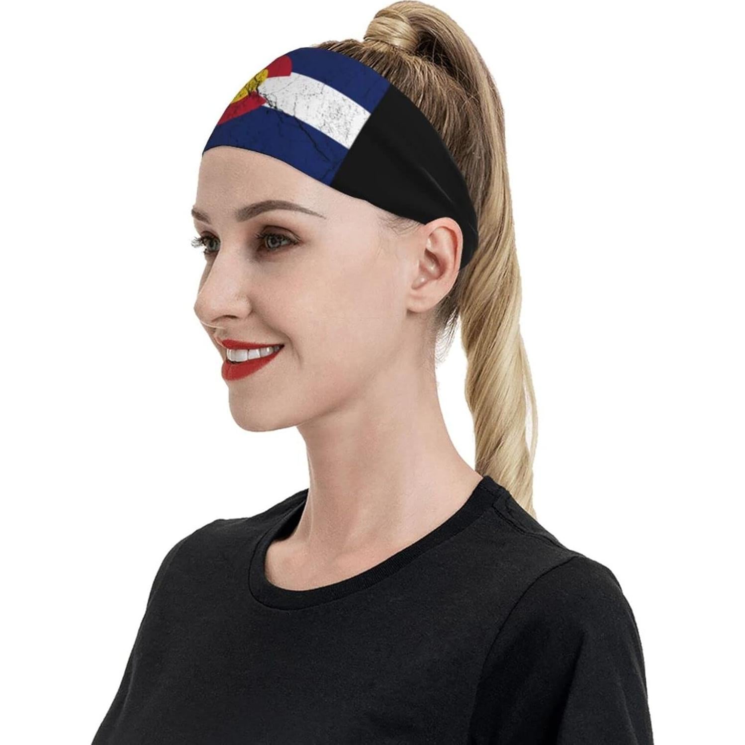 Bandana Deportiva Unisex MULIHU Bandera Colorado Absorbente