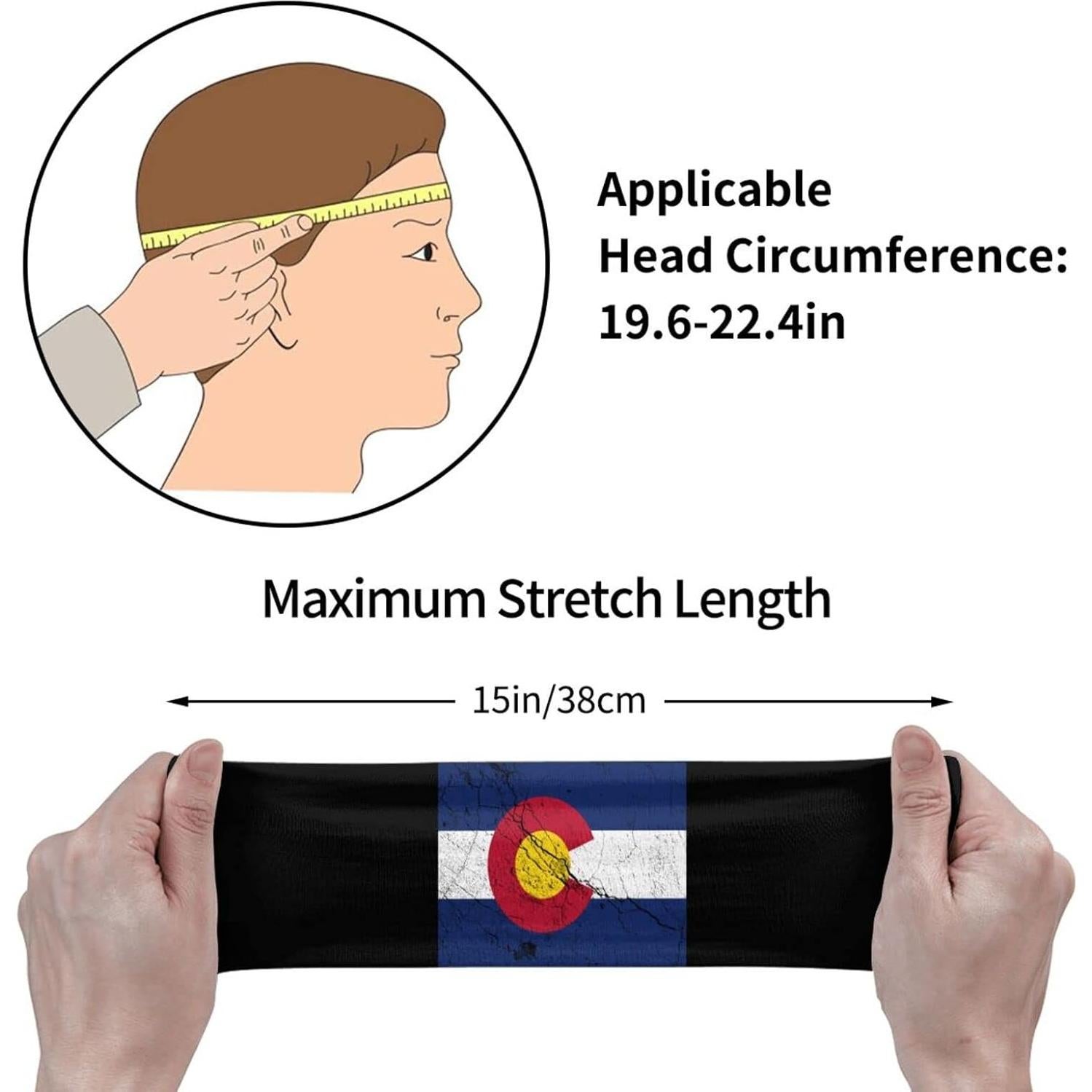 Bandana Deportiva Unisex MULIHU Bandera Colorado Absorbente