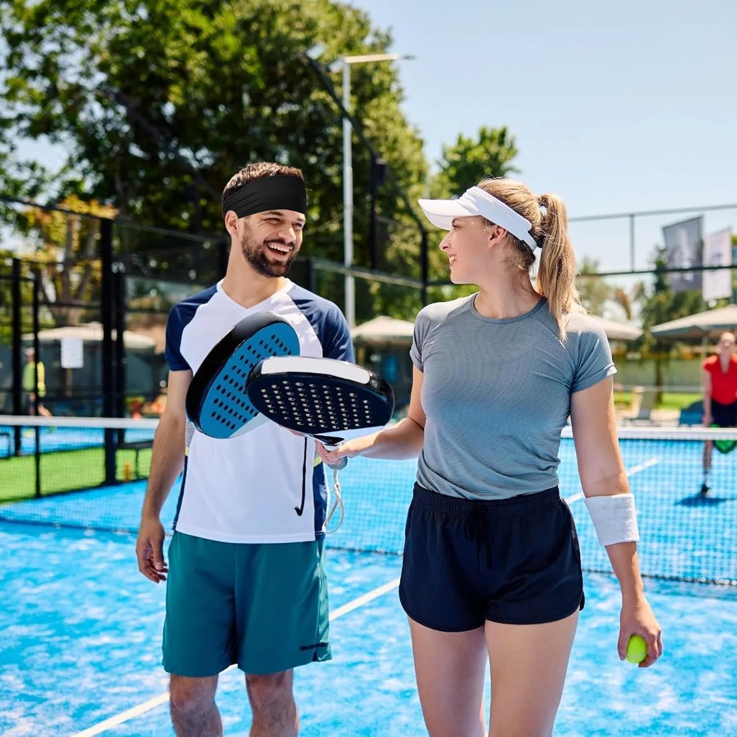 Paquete de 6 cintas deportivas IMAGERIO unisex - Negro y Blanco