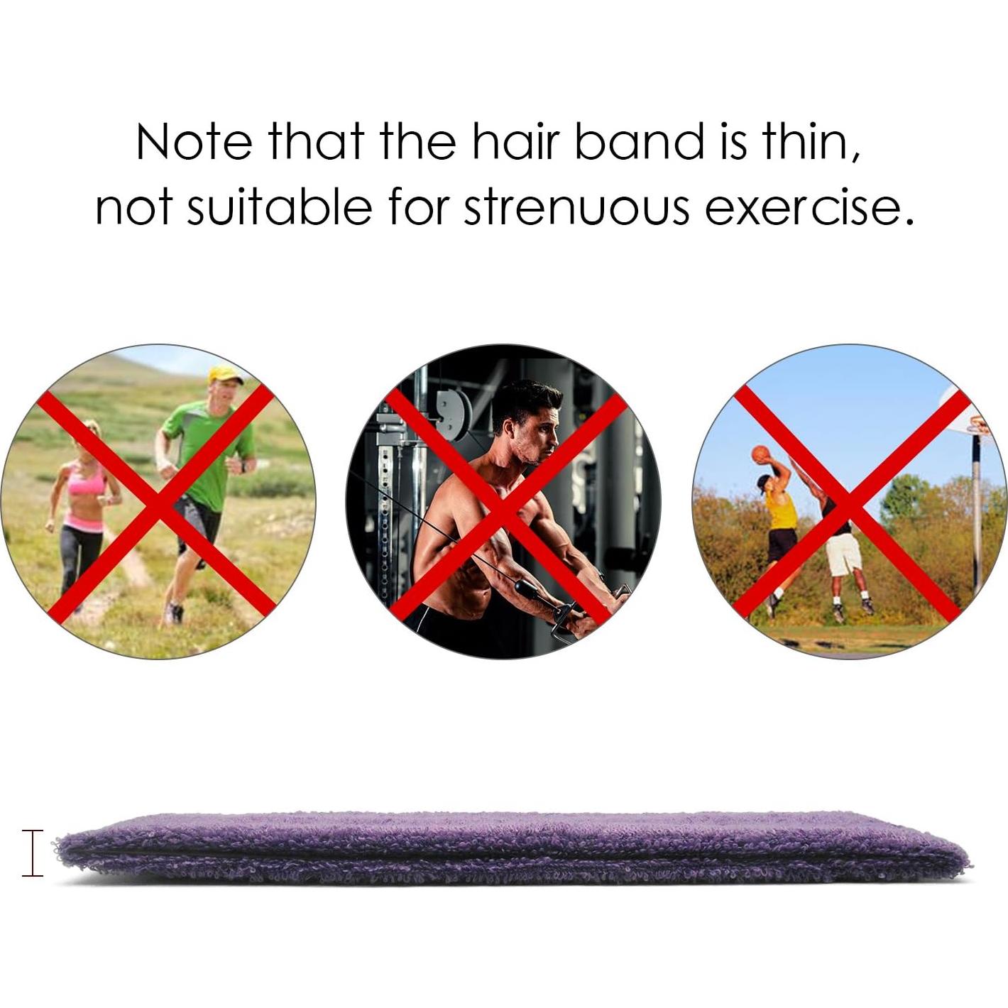 Paquete de 12 Bandas de Cabeza InnoLife Unisex para Gimnasio