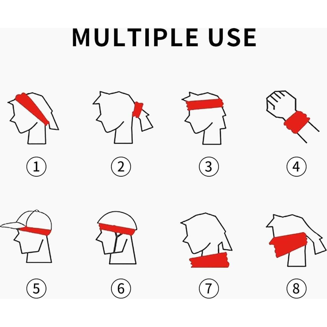 Bandana Unisex QIZYOQA Bandera Trinidad y Tobago - Absorbente