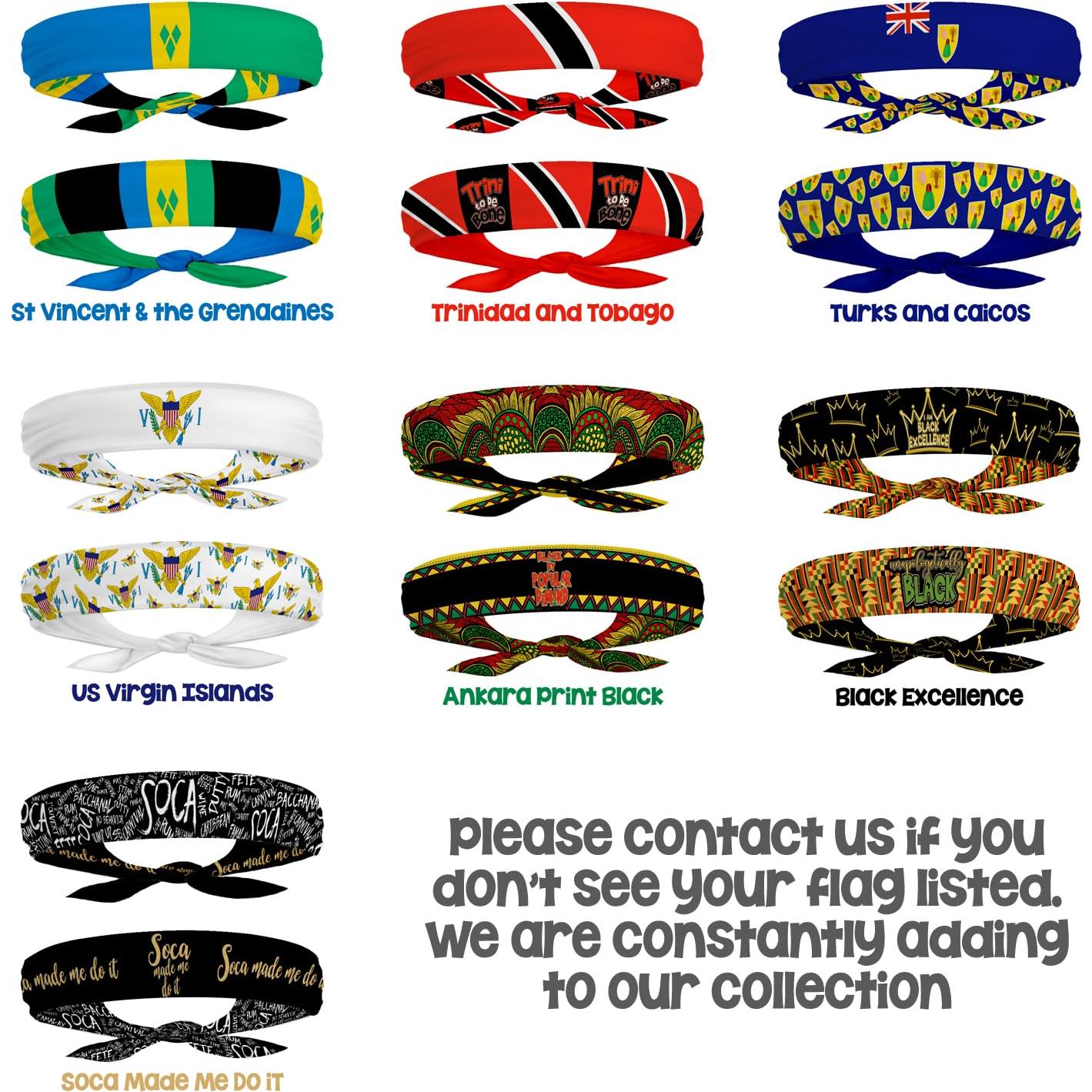 Banda de Cabeza Unisex Everything CropOver Negra 85cm