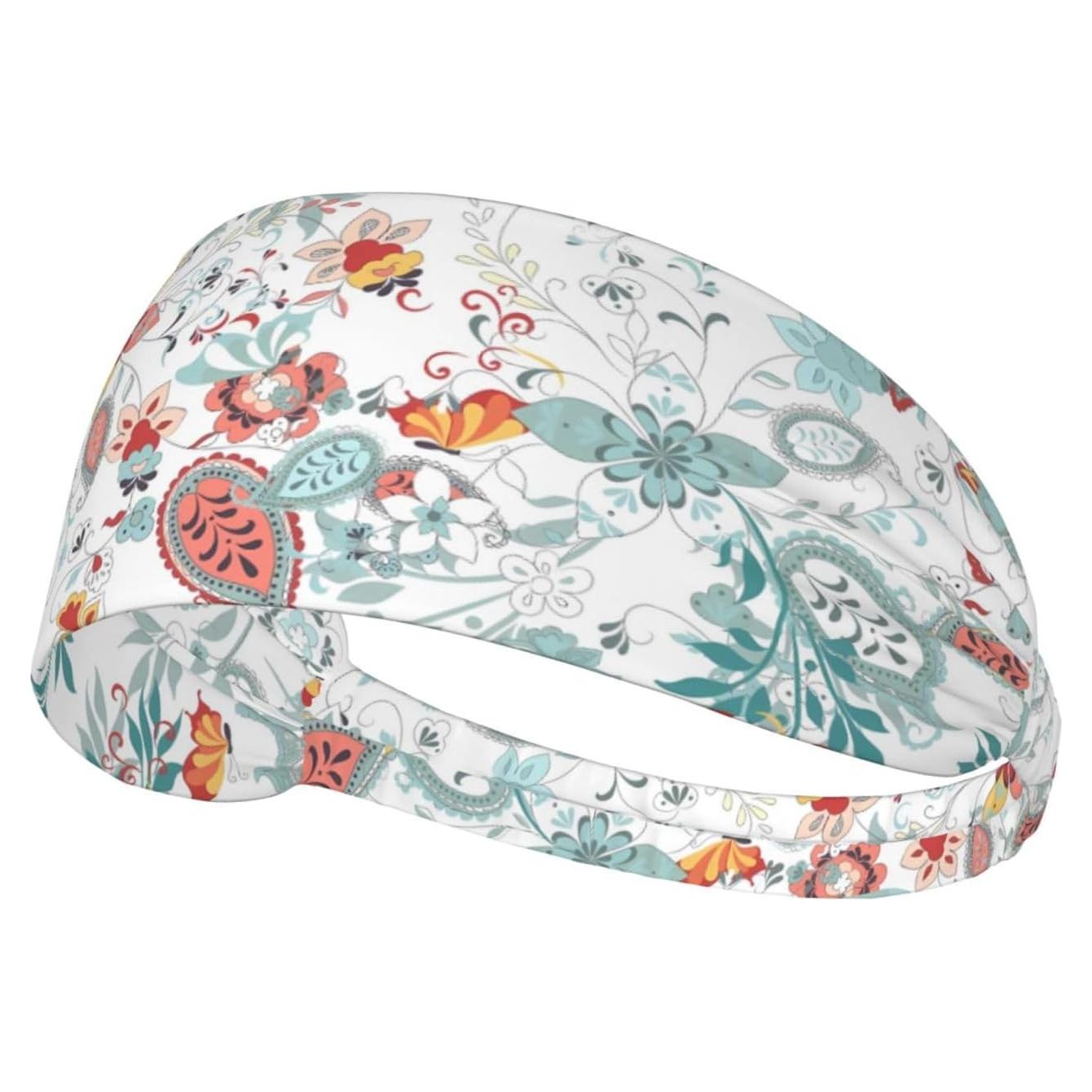 Diadema Elástica Boho Floral Genérico para Yoga y Fitness