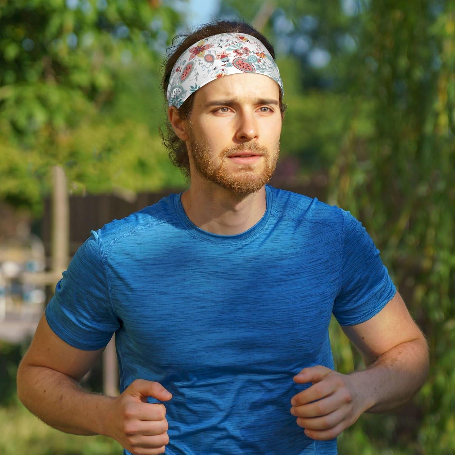 Diadema Elástica Boho Floral Genérico para Yoga y Fitness