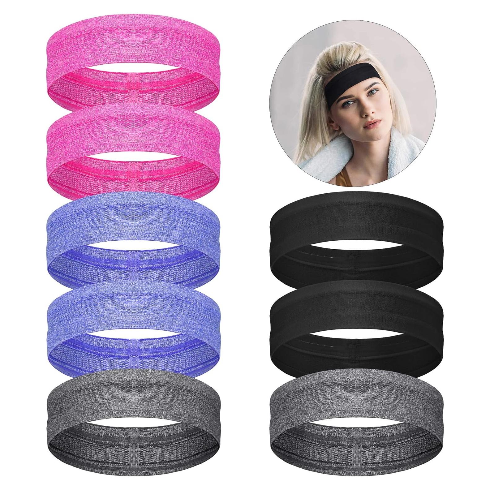 8 Bandas para el Sudor Elásticas SATINIOR - Unisex, Ajustables