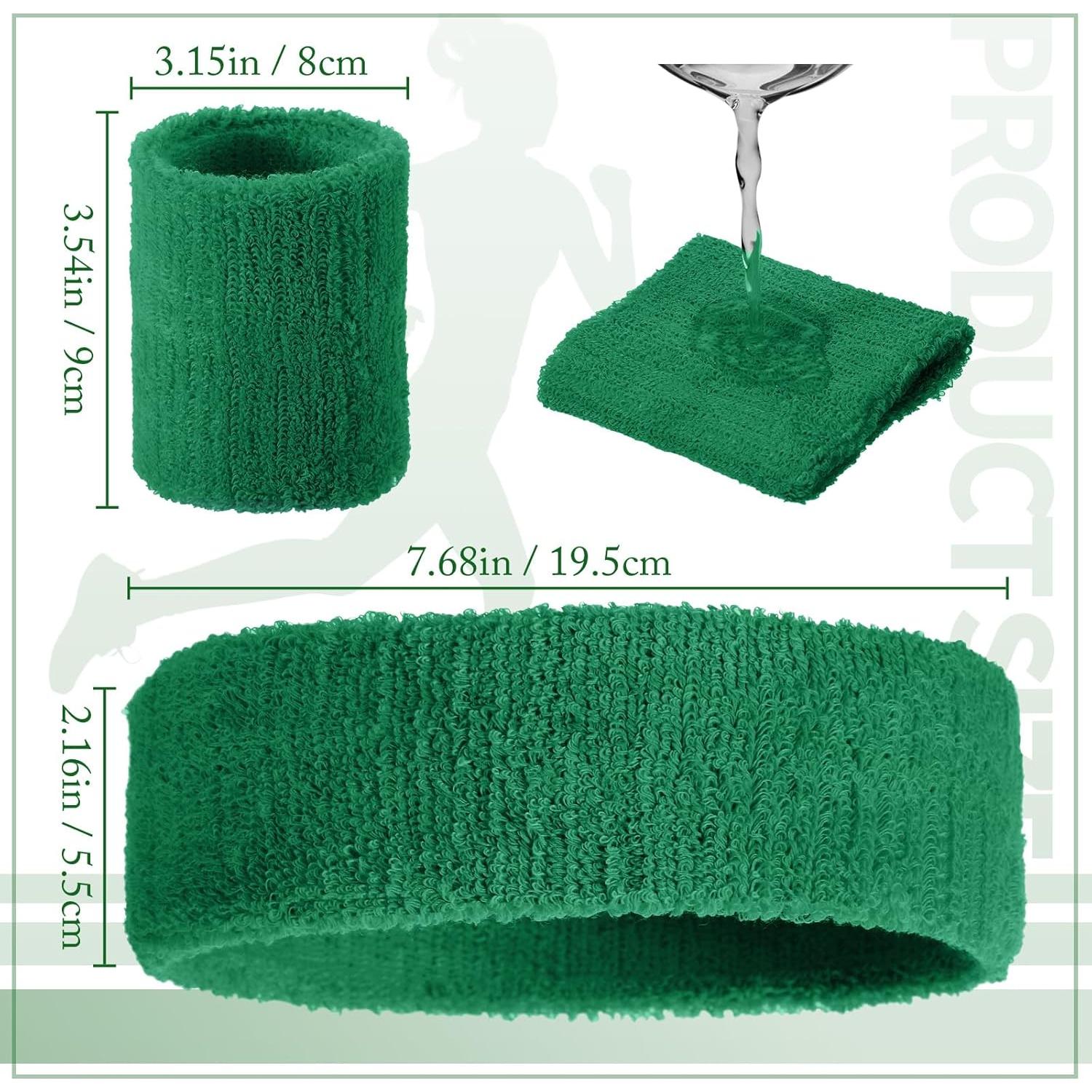 Conjunto de Muñequera y Banda de Cabeza Civaner 4 Piezas