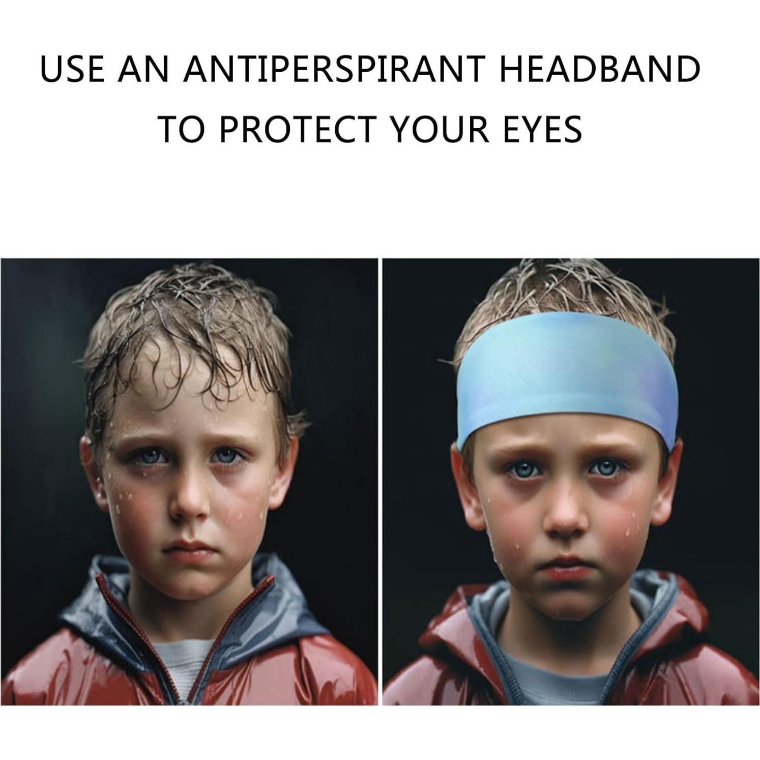 Cintas deportivas absorbentes GKOXUQ para niños 24x6cm