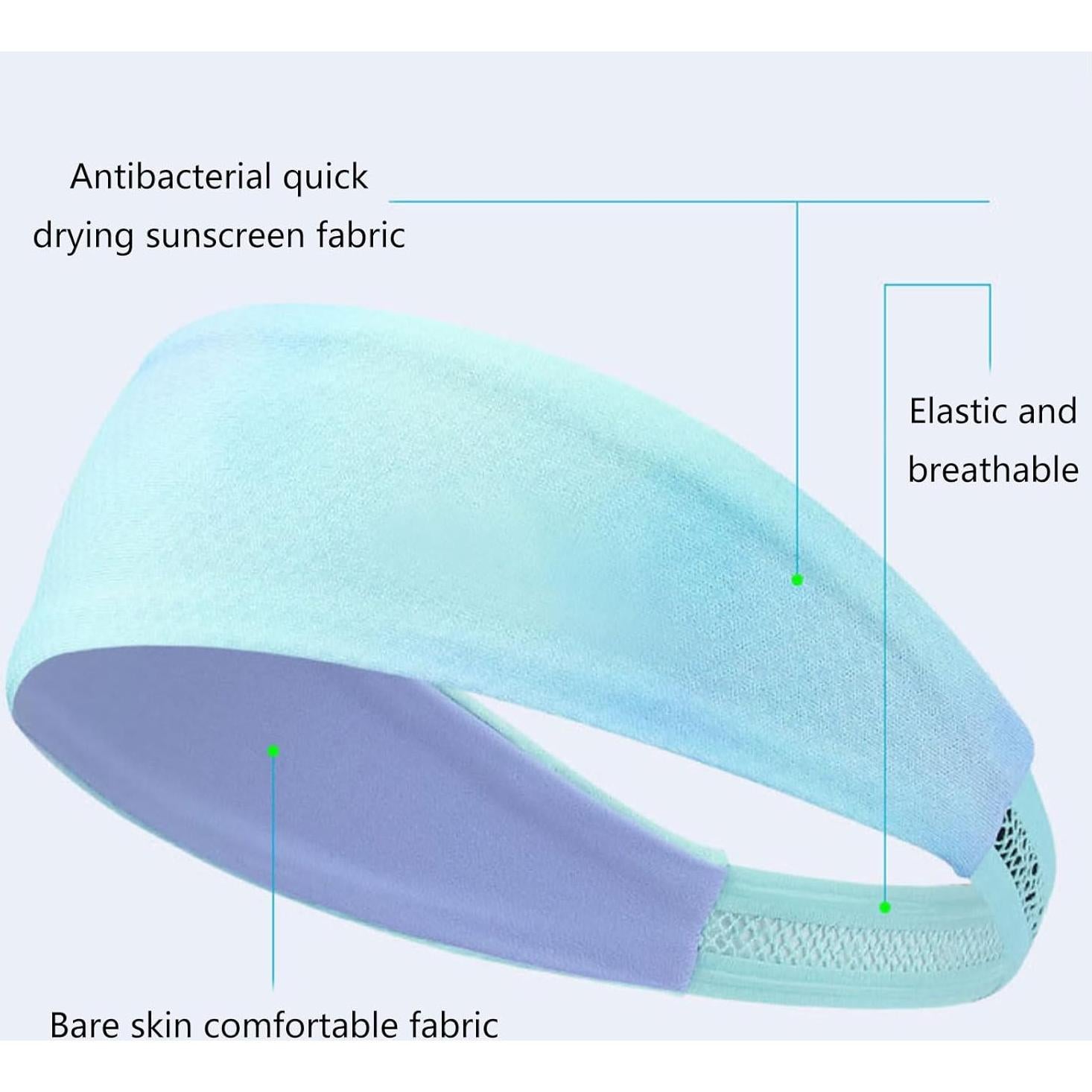 Cintas deportivas absorbentes GKOXUQ para niños 24x6cm