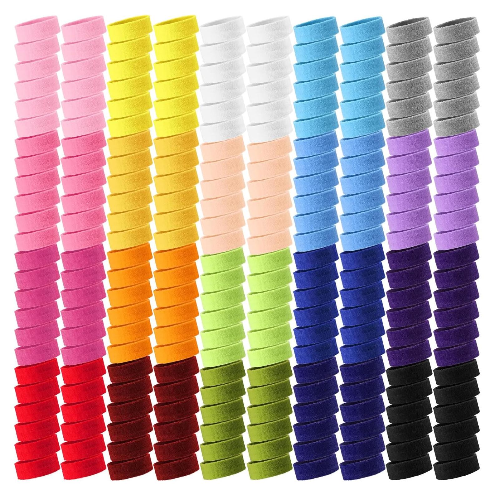 240 Bandas de Sudor Neón Jiuguva para Ejercicio Unisex