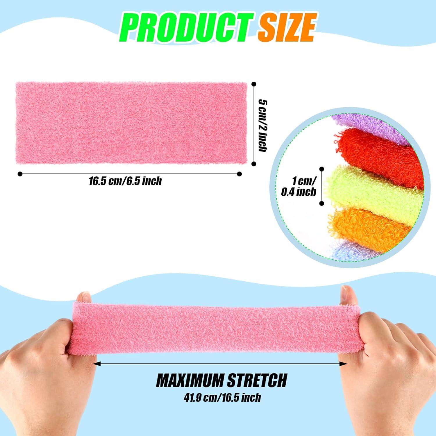 240 Bandas de Sudor Neón Jiuguva para Ejercicio Unisex