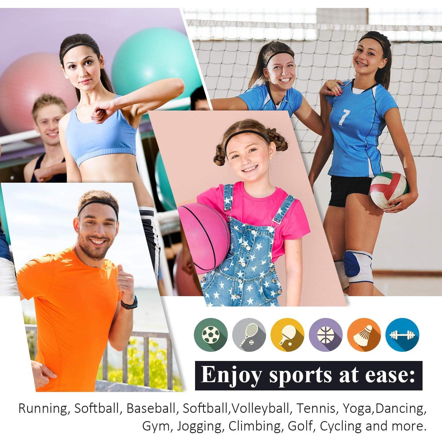 Juego de 9 Bandas para la Cabeza Deportivas Sumind - Antideslizantes