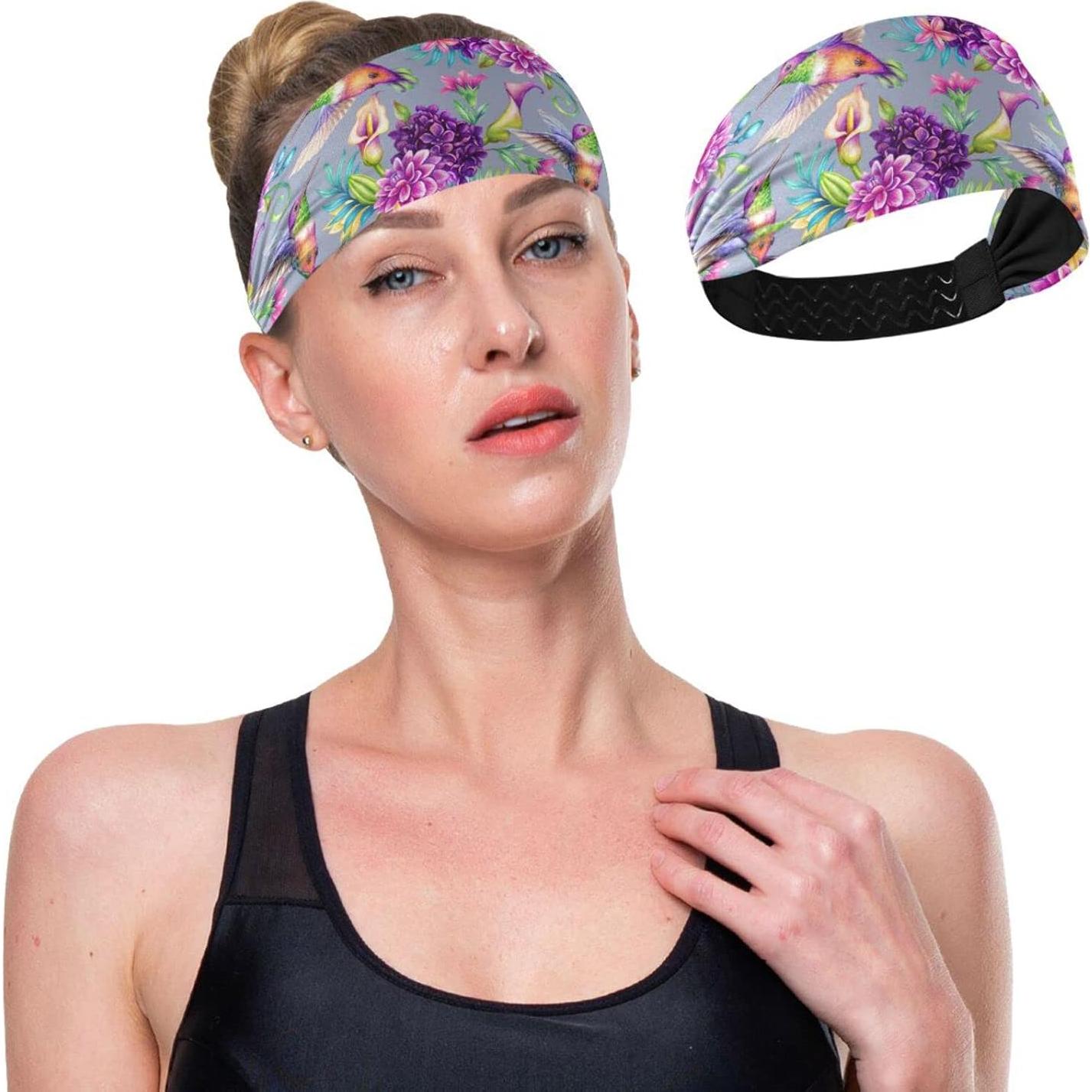 Diadema Elástica OTVEE Tropical para Mujeres - Yoga y Fitness
