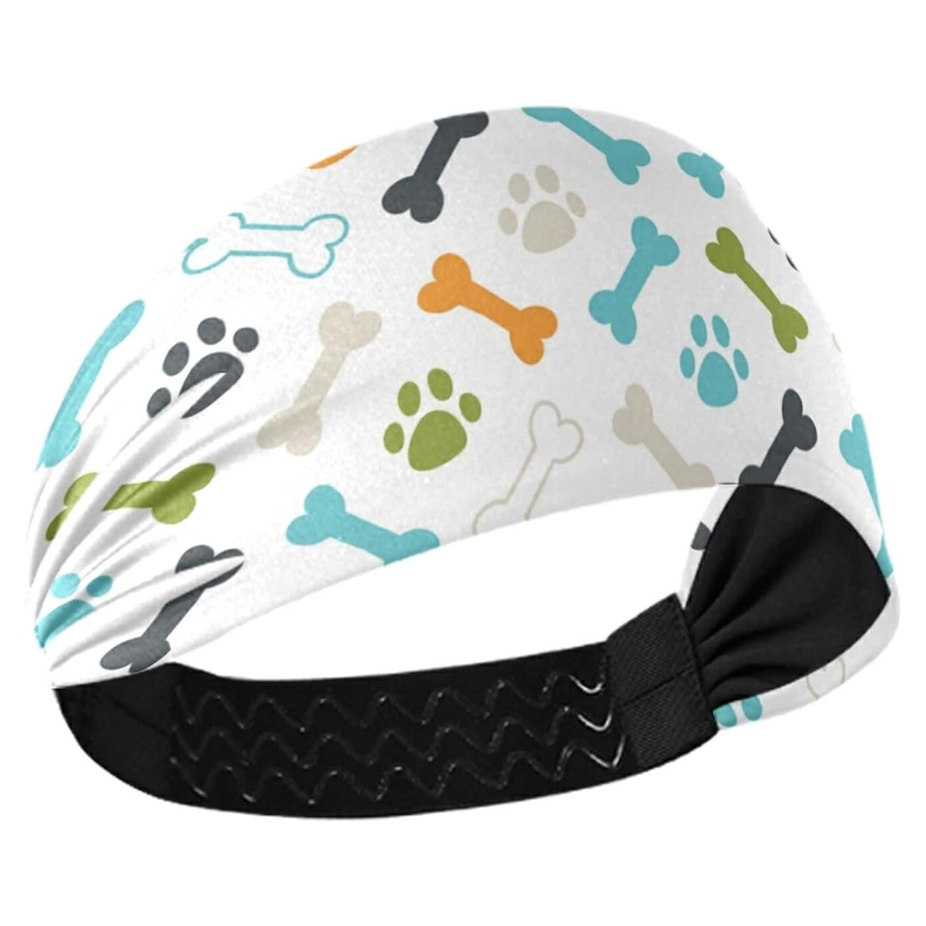 Diadema de Yoga OTVEE Azul Verde para Mujeres - Antideslizante