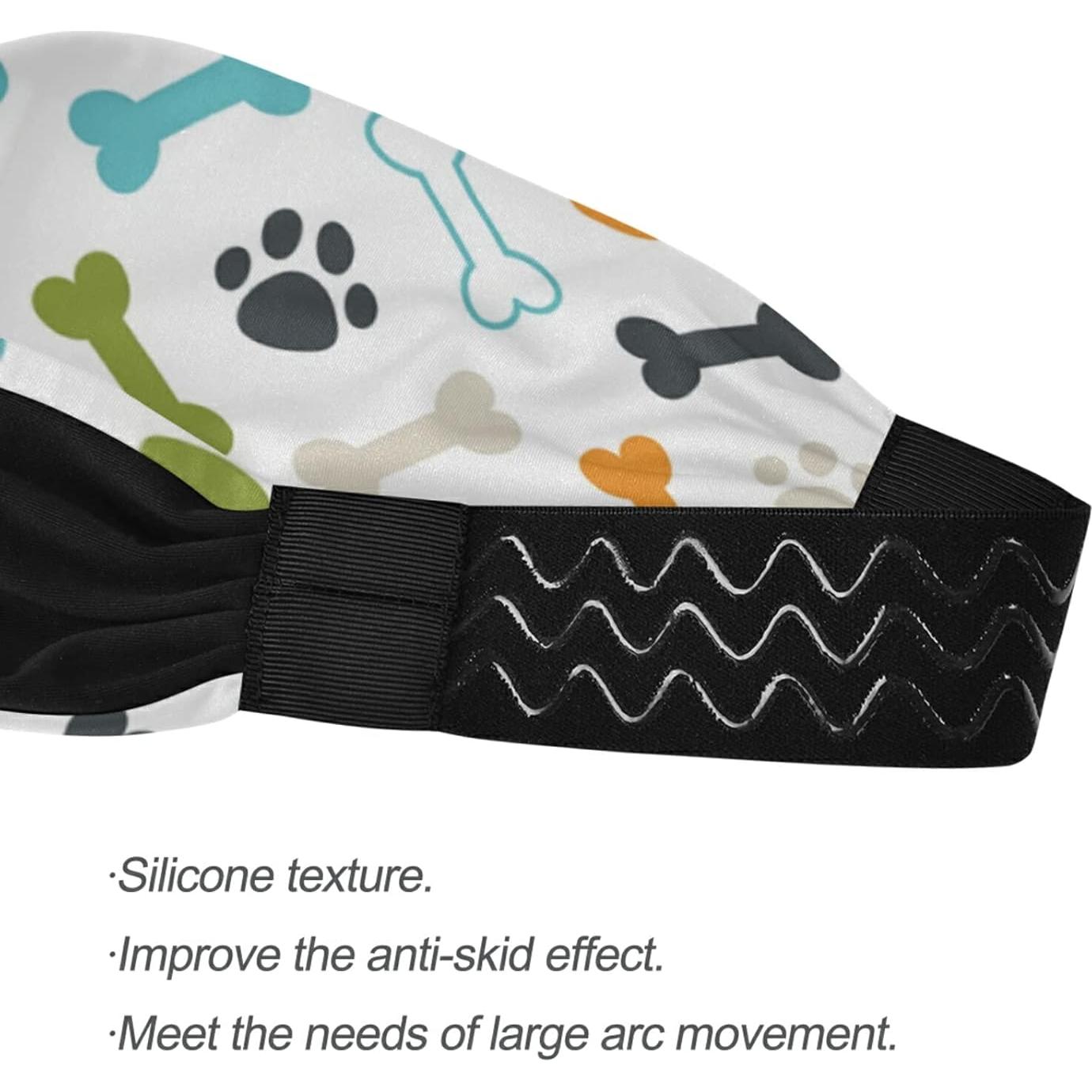 Diadema de Yoga OTVEE Azul Verde para Mujeres - Antideslizante