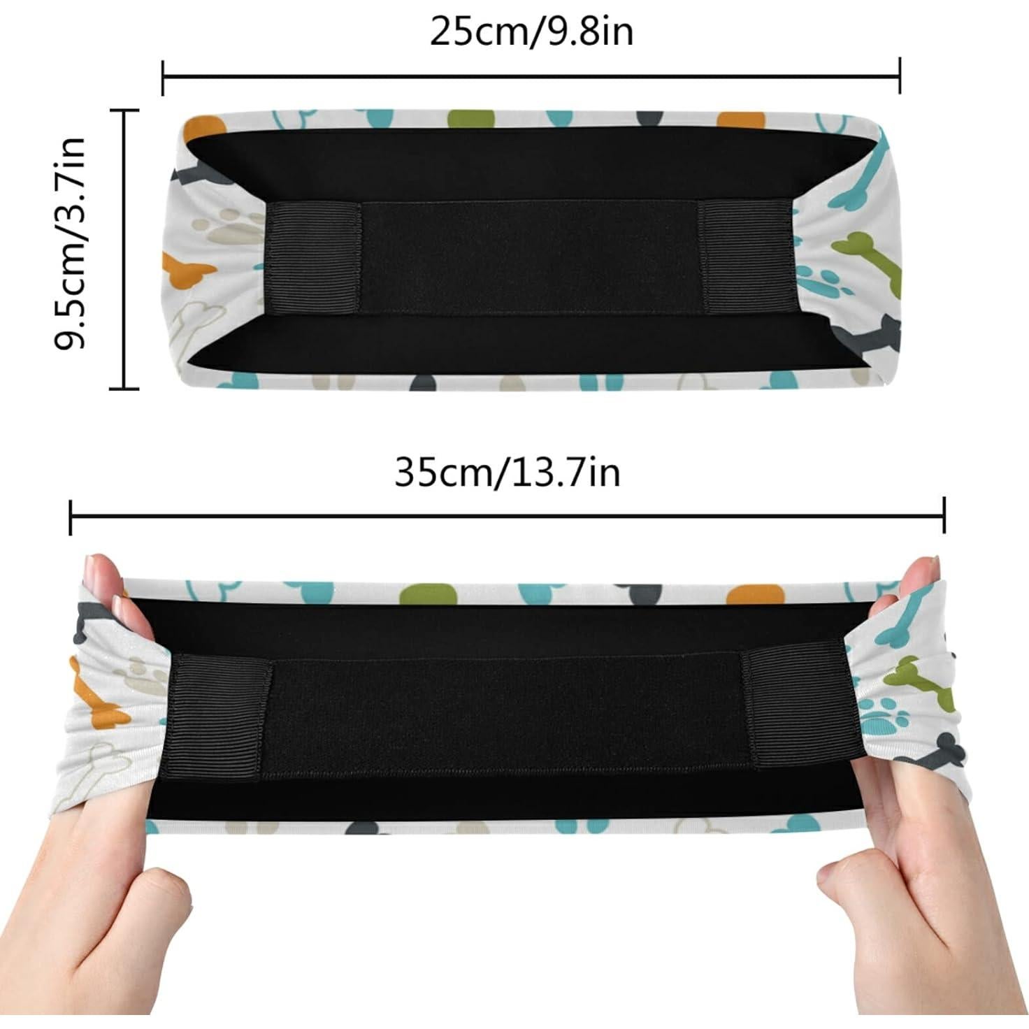 Diadema de Yoga OTVEE Azul Verde para Mujeres - Antideslizante