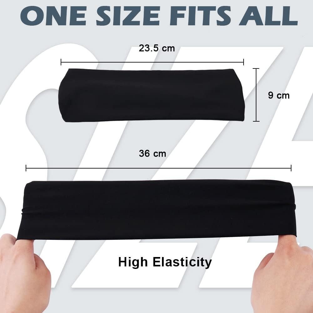 Bandas para la Cabeza Beister Unisex - Paquete de 5, Antideslizantes