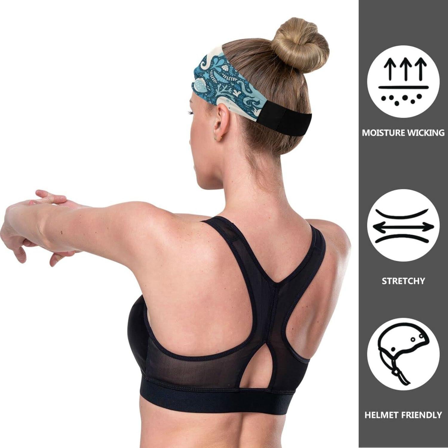 Diadema OTVEE para Mujeres - Antideslizante, Yoga y Fitness