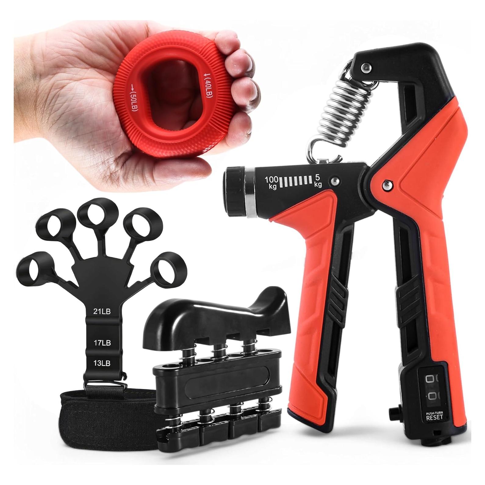 Kit de Entrenador de Fuerza de Agarre COVE ESCAPE 4 en 1