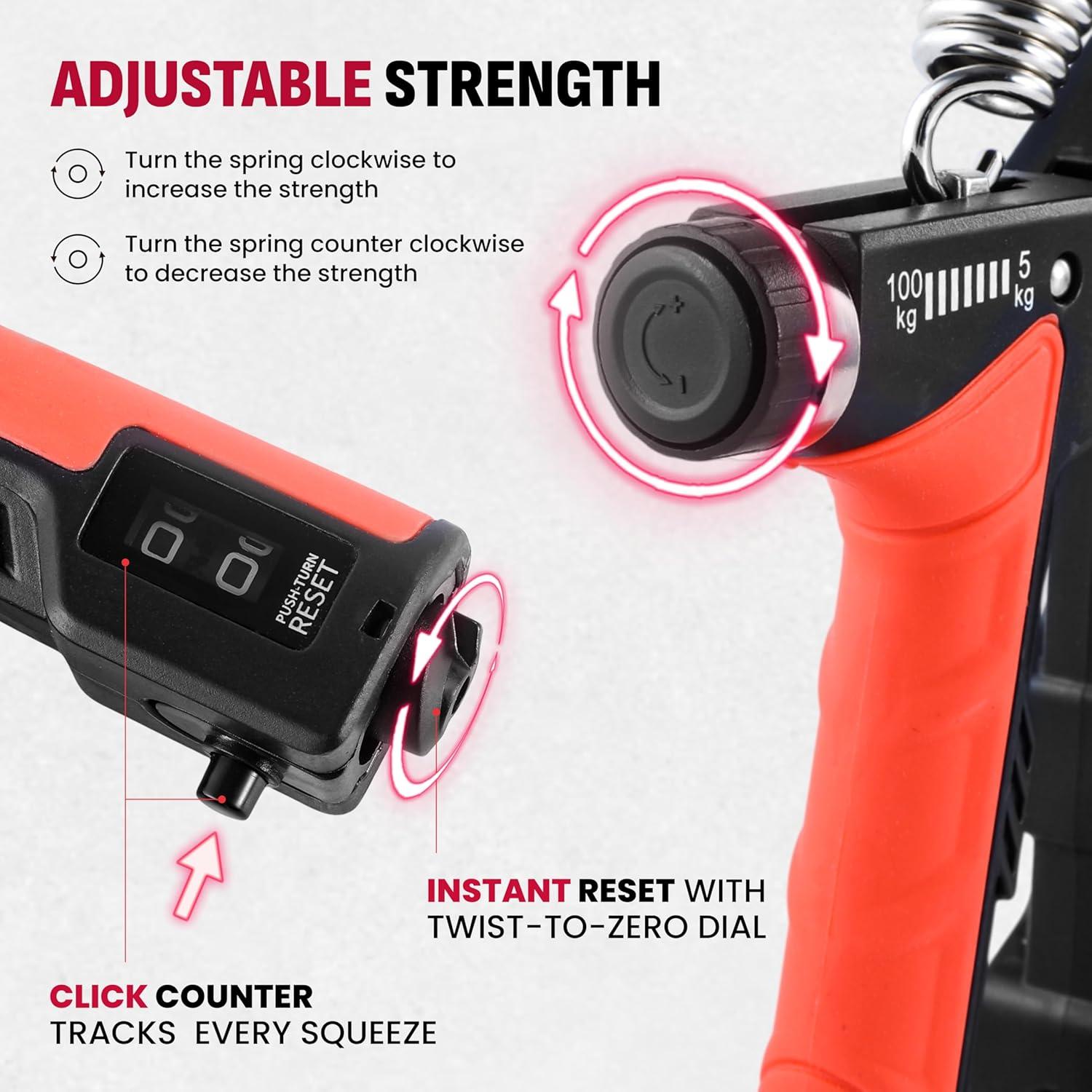 Kit de Entrenador de Fuerza de Agarre COVE ESCAPE 4 en 1