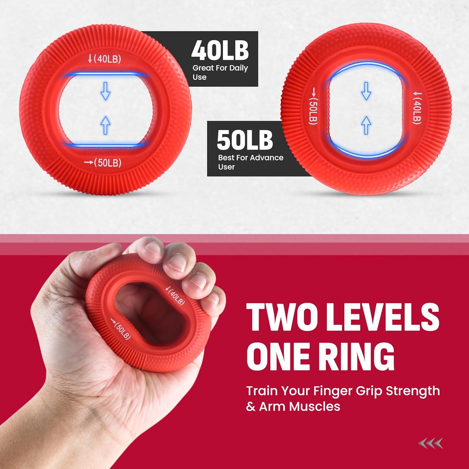 Kit de Entrenador de Fuerza de Agarre COVE ESCAPE 4 en 1