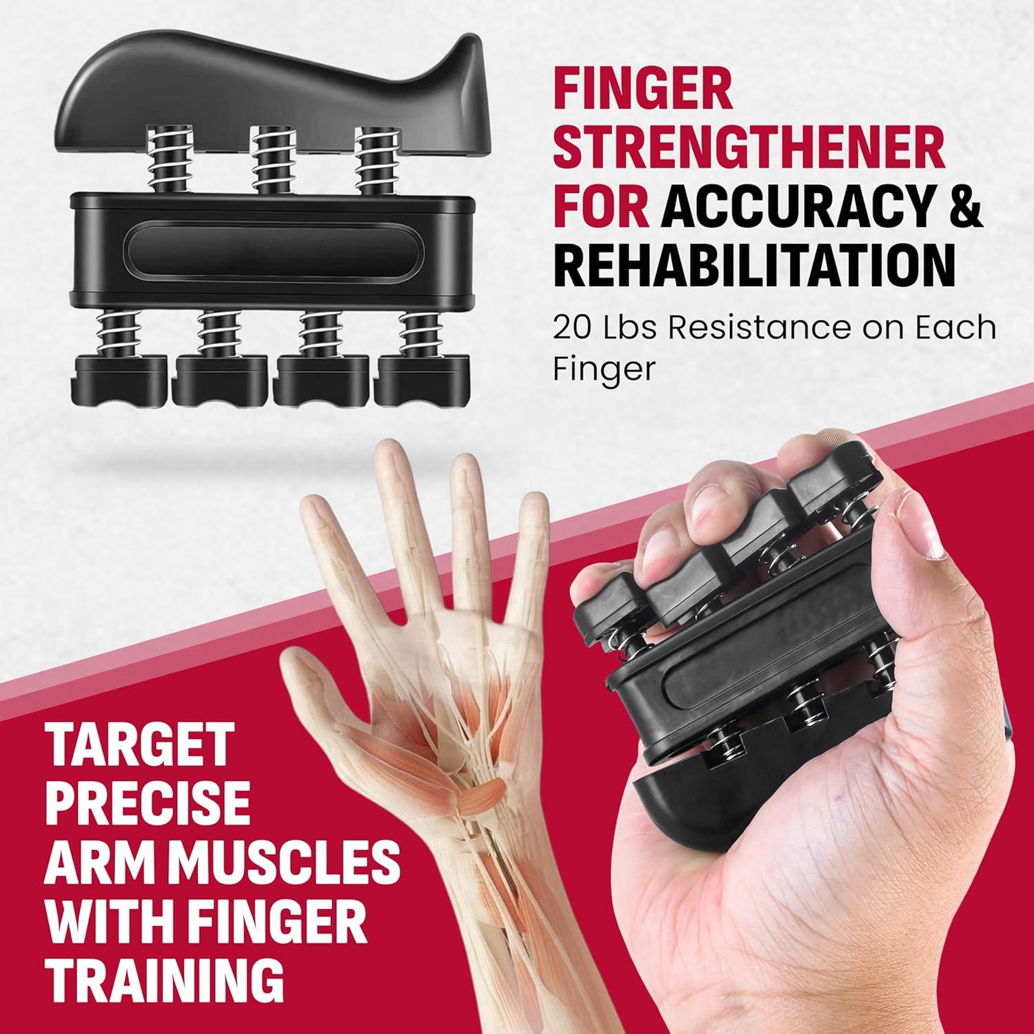 Kit de Entrenador de Fuerza de Agarre COVE ESCAPE 4 en 1