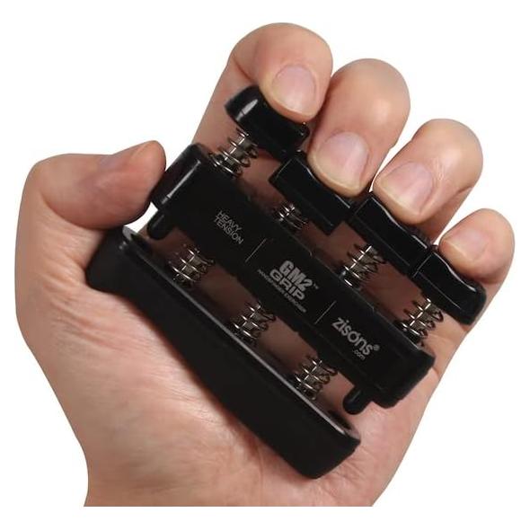 Ejercitador de Agarre GM2 - Mano y Dedos - Pesado 4kg Negro