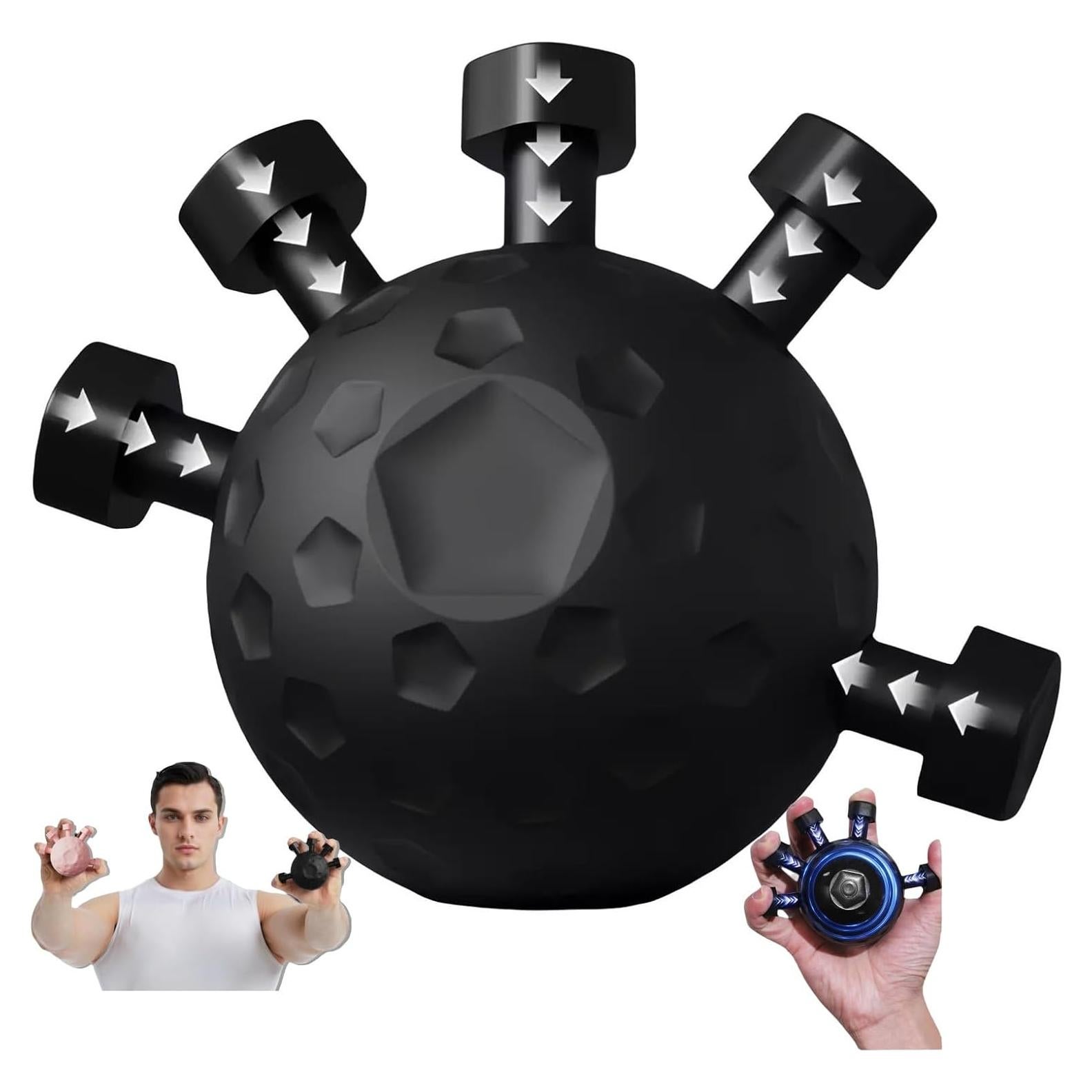 Fortalecedor de Agarre de Dedos Glitzgrip Negro 2025