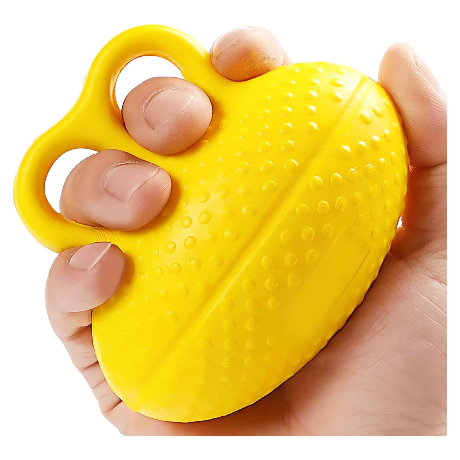 Ejercitador de Dedos Tiankohelan Bola de Silicona Amarilla