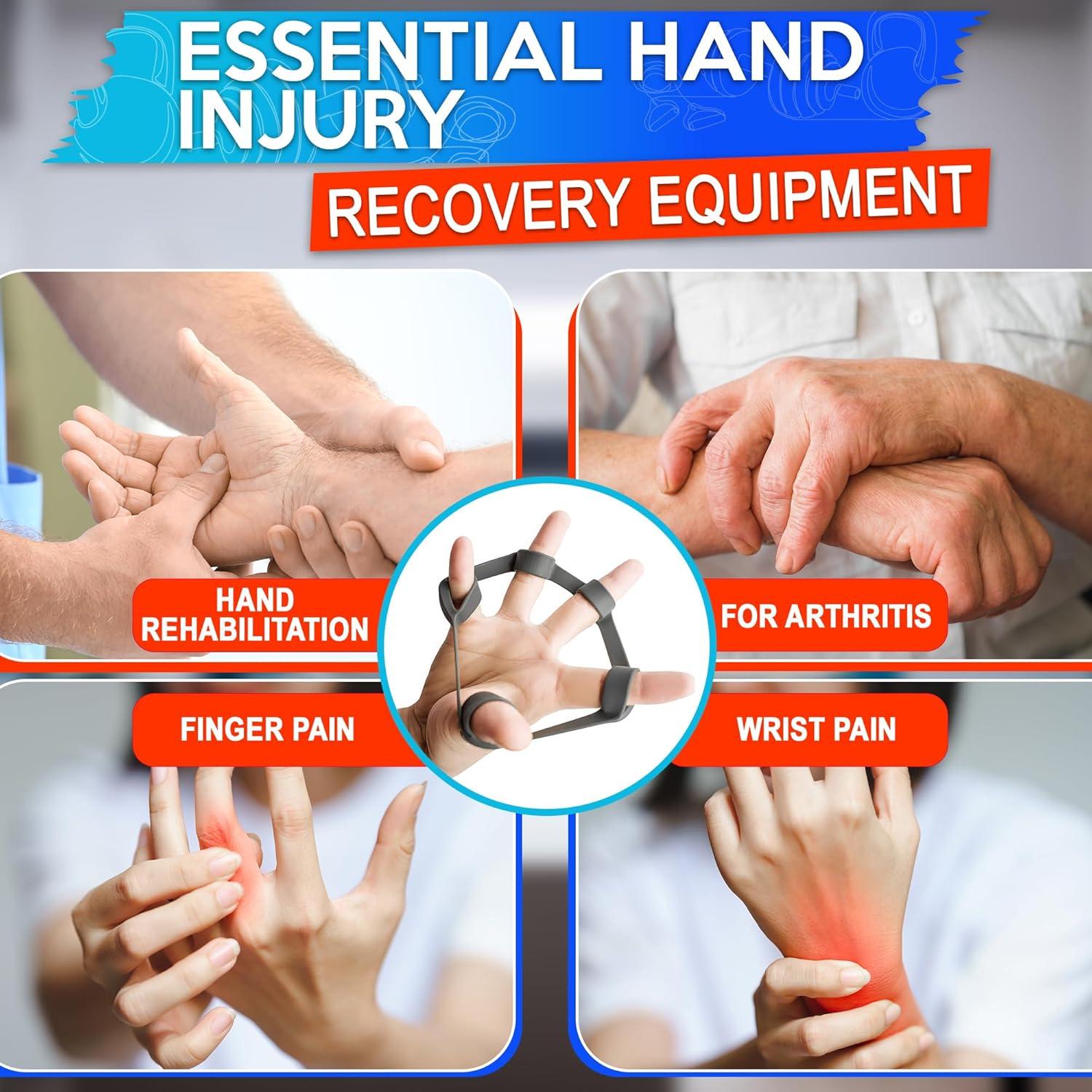 6 Bandas de Resistencia de Silicona SVICHOCHKA para Dedos