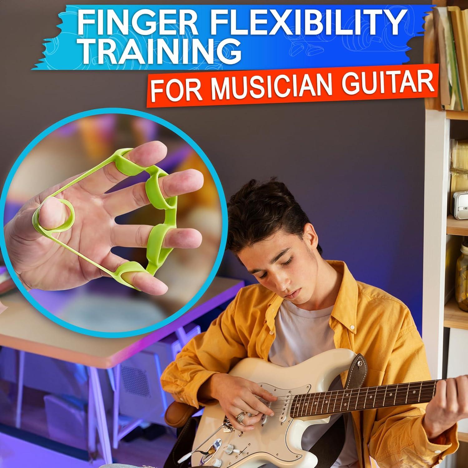 6 Bandas de Resistencia de Silicona SVICHOCHKA para Dedos