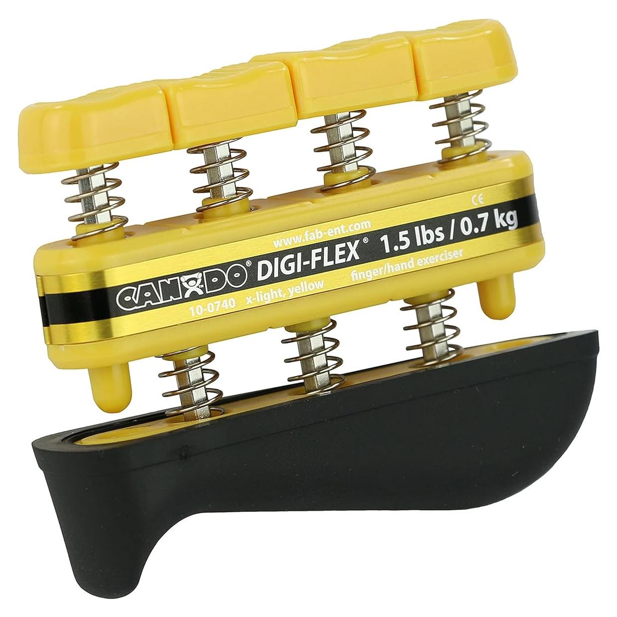 Ejercitador de Mano y Dedos CanDo Digi-Flex Amarillo X-Ligero