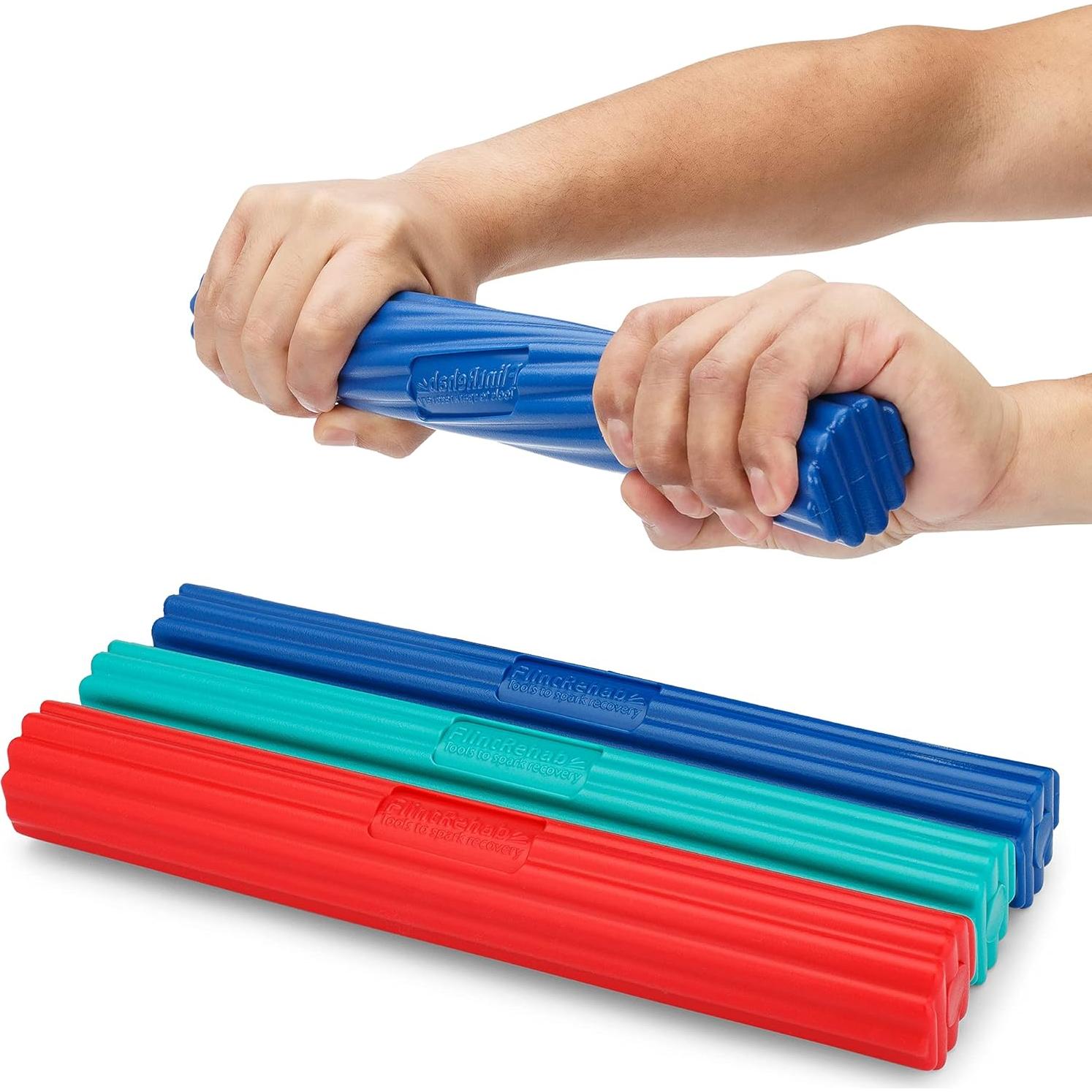 Barras Flexibles FlintRehab para Terapia Física - Paquete de 3