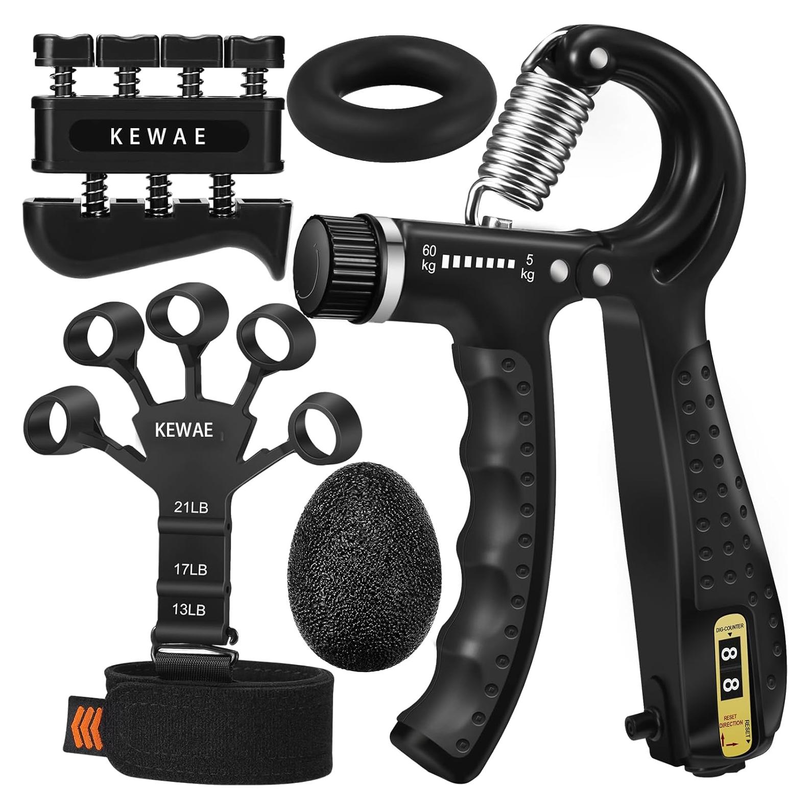 Kit Fortalecedor de Mano KEWAE - Ejercitador de Dedos y Agarre