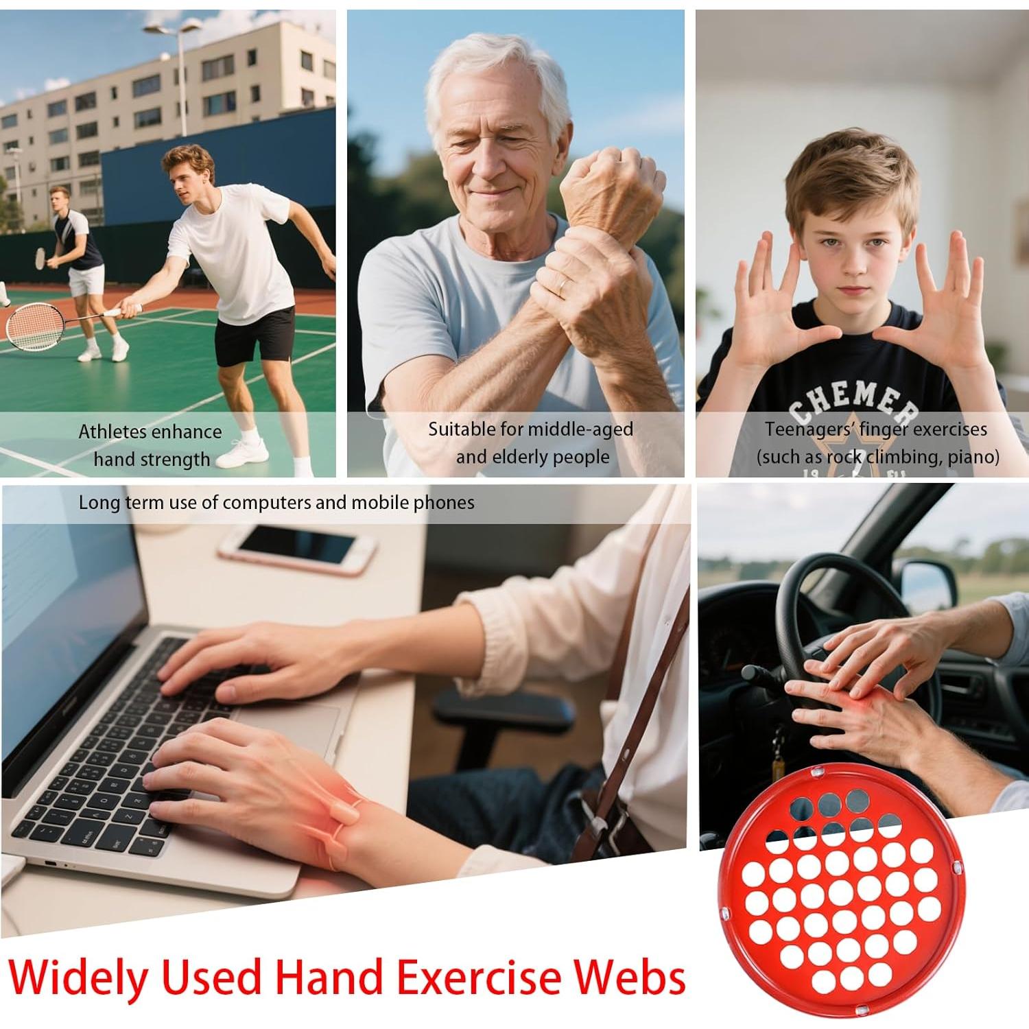 Red de Ejercicio para Manos Cyanslen 17.78 cm Libre de Látex