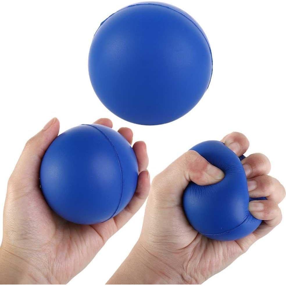 Pelota de Agarre Jizlan Azul 5.08 cm para Fortalecimiento de Dedos