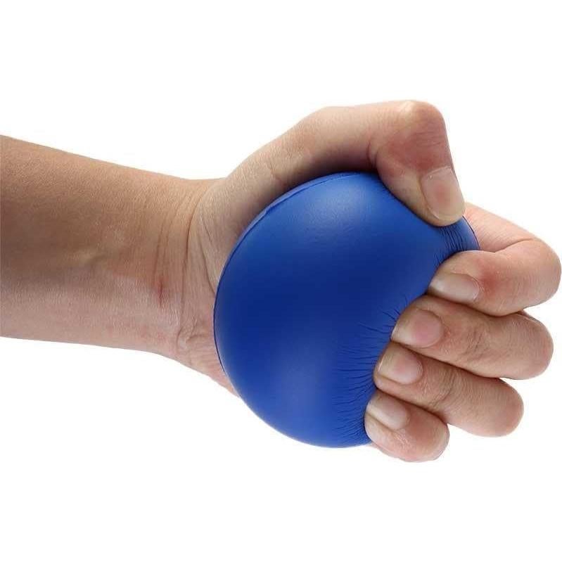 Pelota de Agarre Jizlan Azul 5.08 cm para Fortalecimiento de Dedos