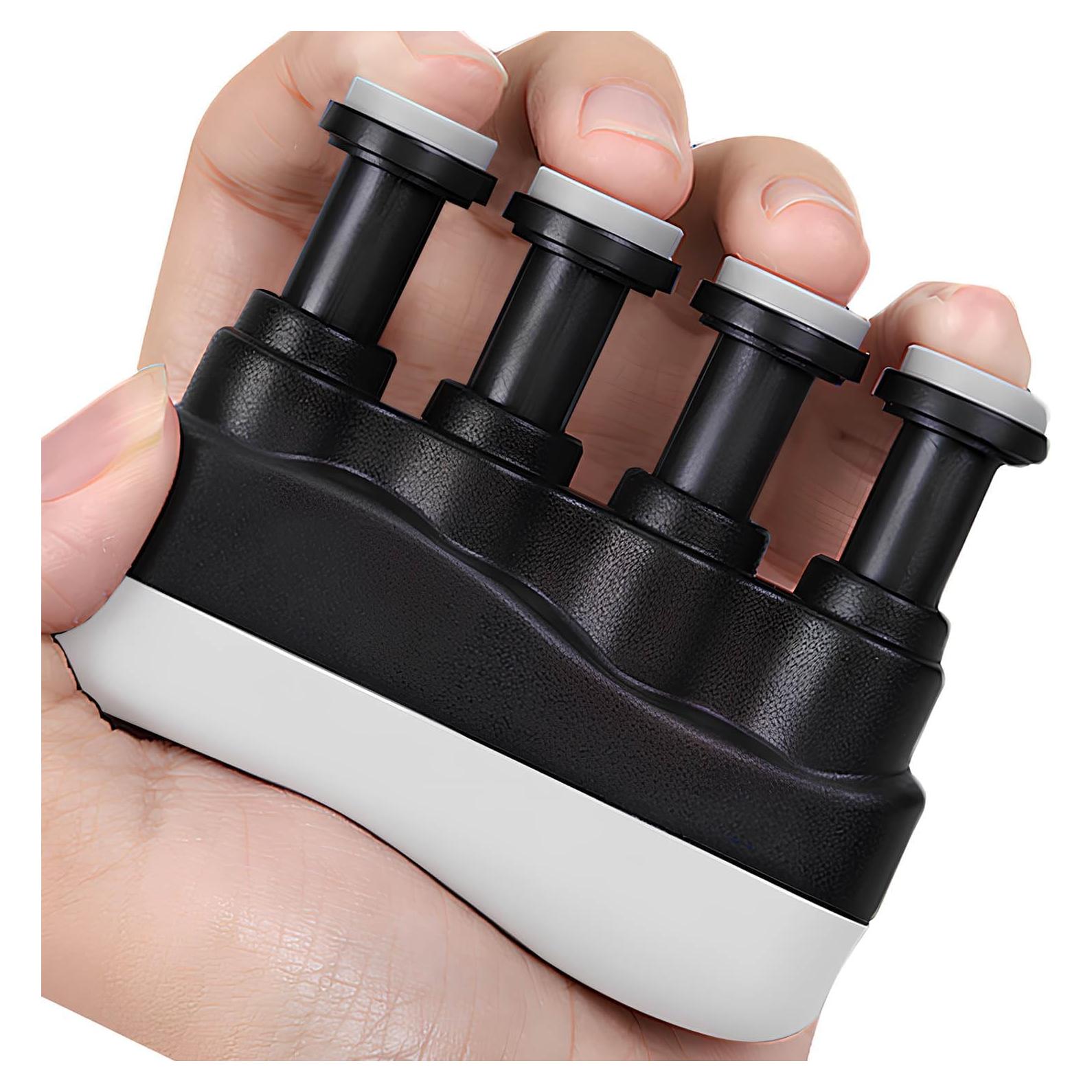 Ejercitador de Dedos Qiifaiikooii - Fortalecedor de Mano Negro
