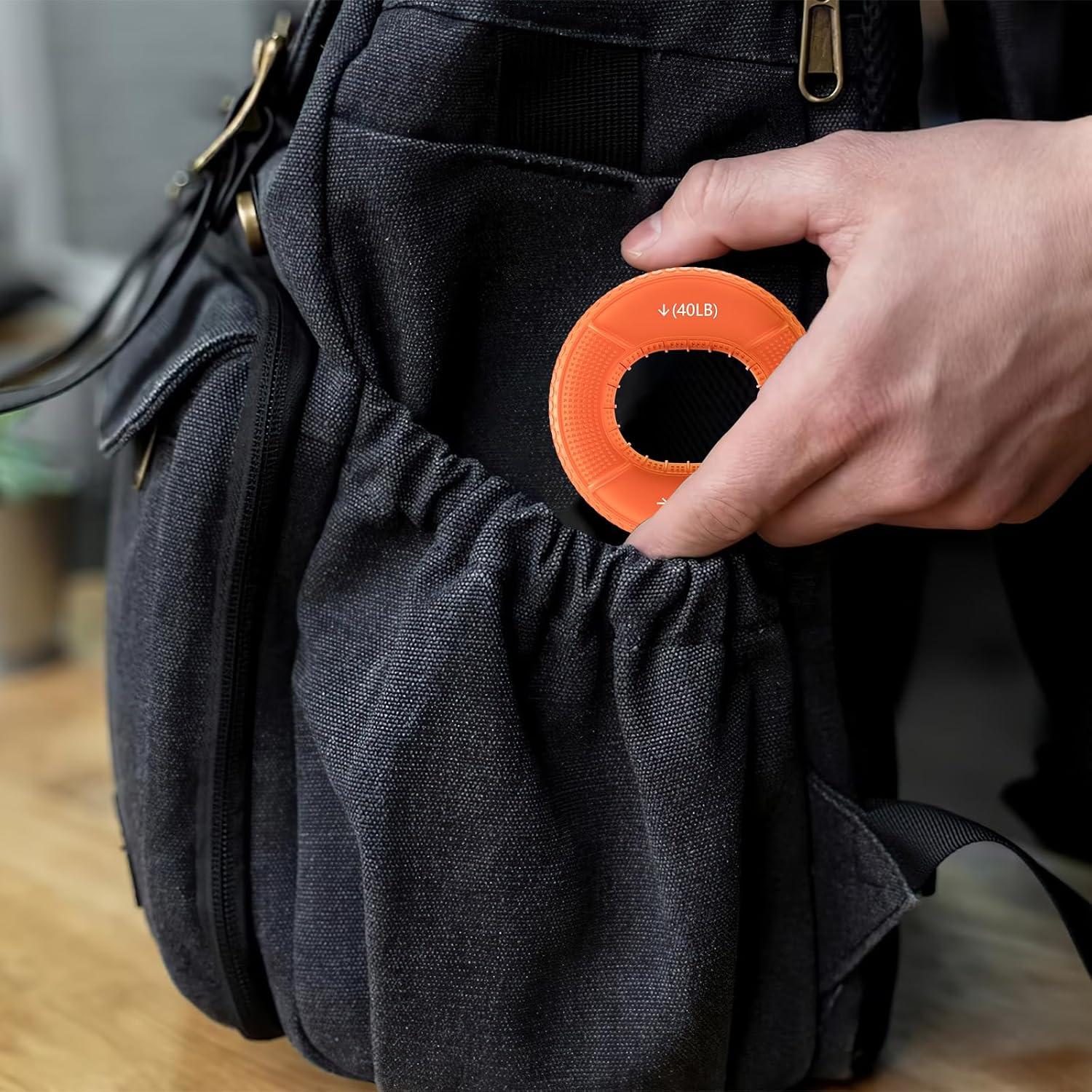 Anillos de Fortalecimiento de Agarre HSOOVZN - 4 Piezas 13.6-36.3kg