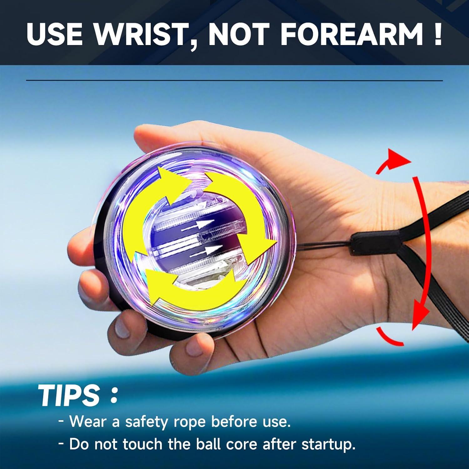 Bola de Fuerza de Muñeca XMALL, Ejercitador de Mano y Muñeca