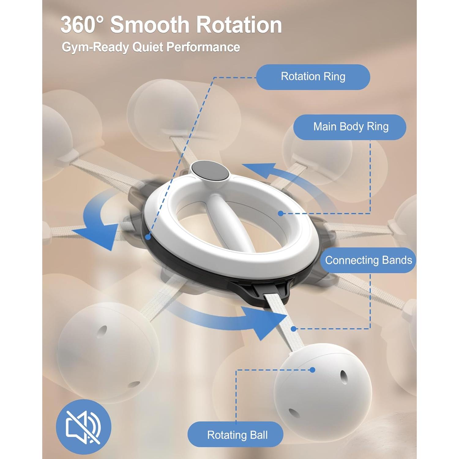 Entrenador de Brazos TINRIEF 360° - Equipamiento Fitness Unisex