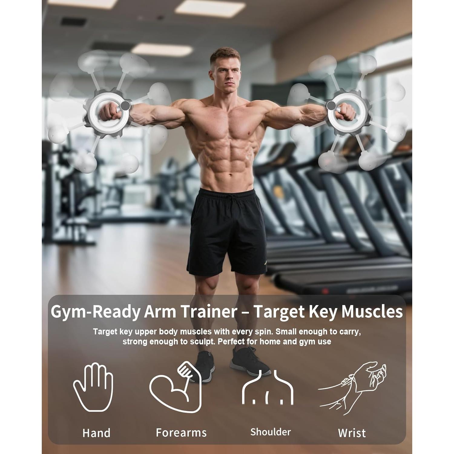 Entrenador de Brazos TINRIEF 360° - Equipamiento Fitness Unisex