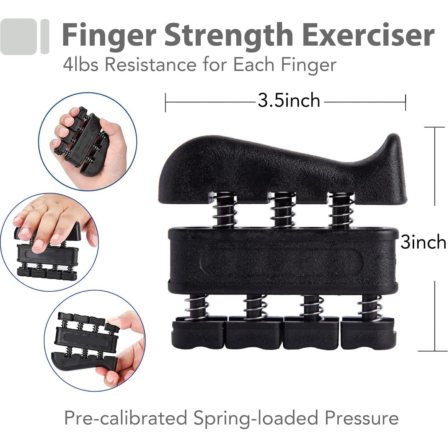 Kit de Entrenador de Fuerza de Agarre EASJOY con Contador