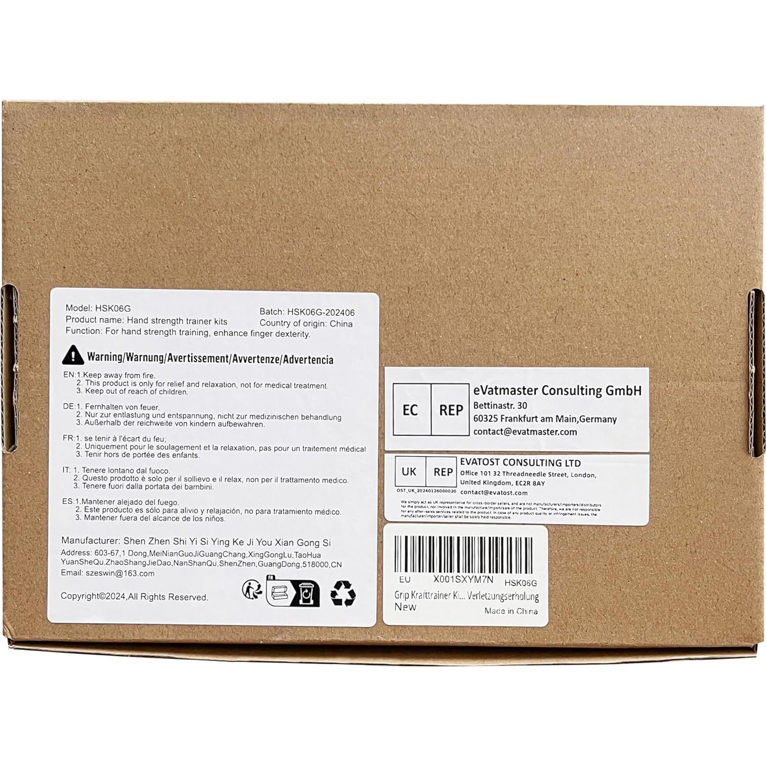 Kit de Entrenador de Fuerza de Agarre EASJOY con Contador