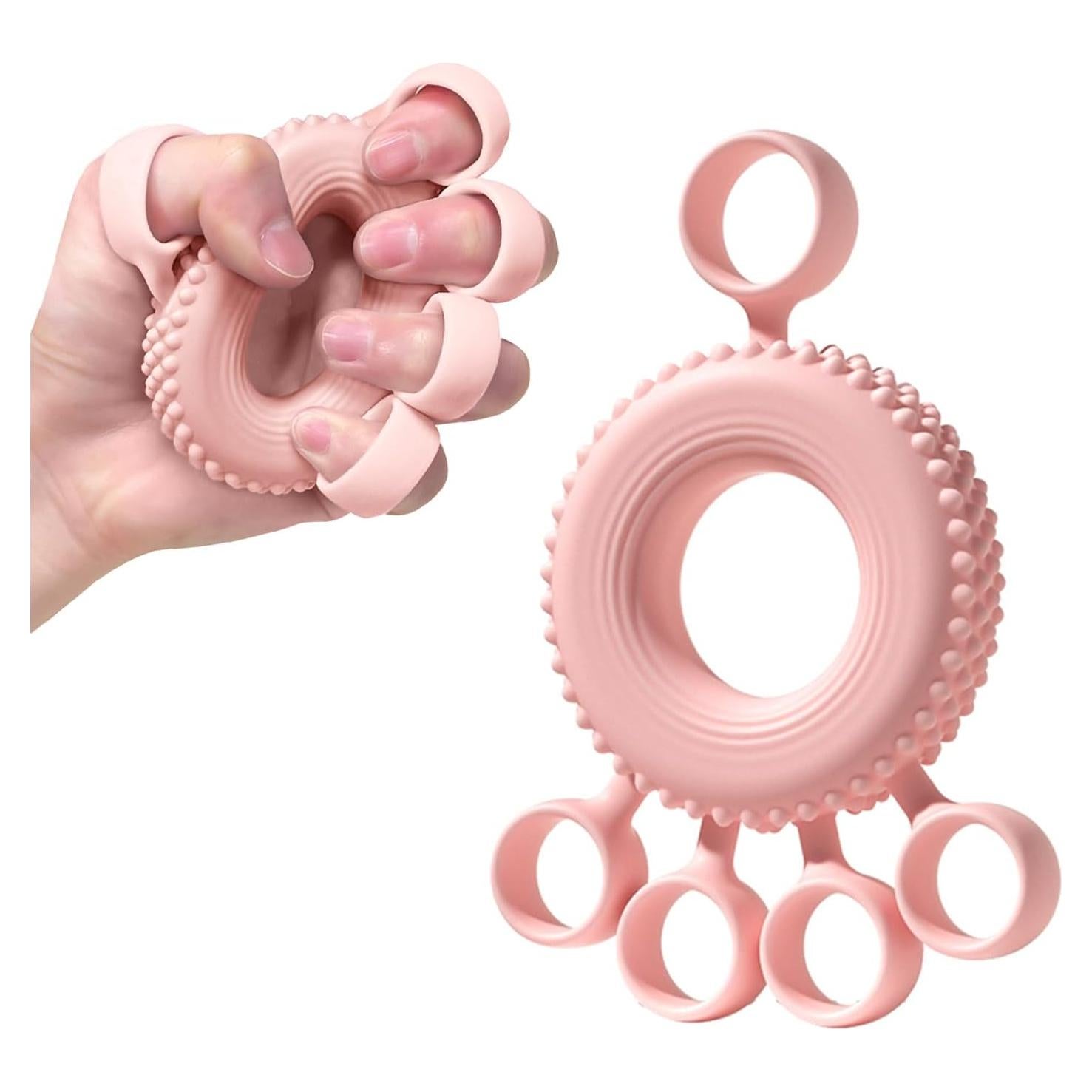 Fortalecedor de Agarre de Mano YAVOUN Rosa Silicona Medio