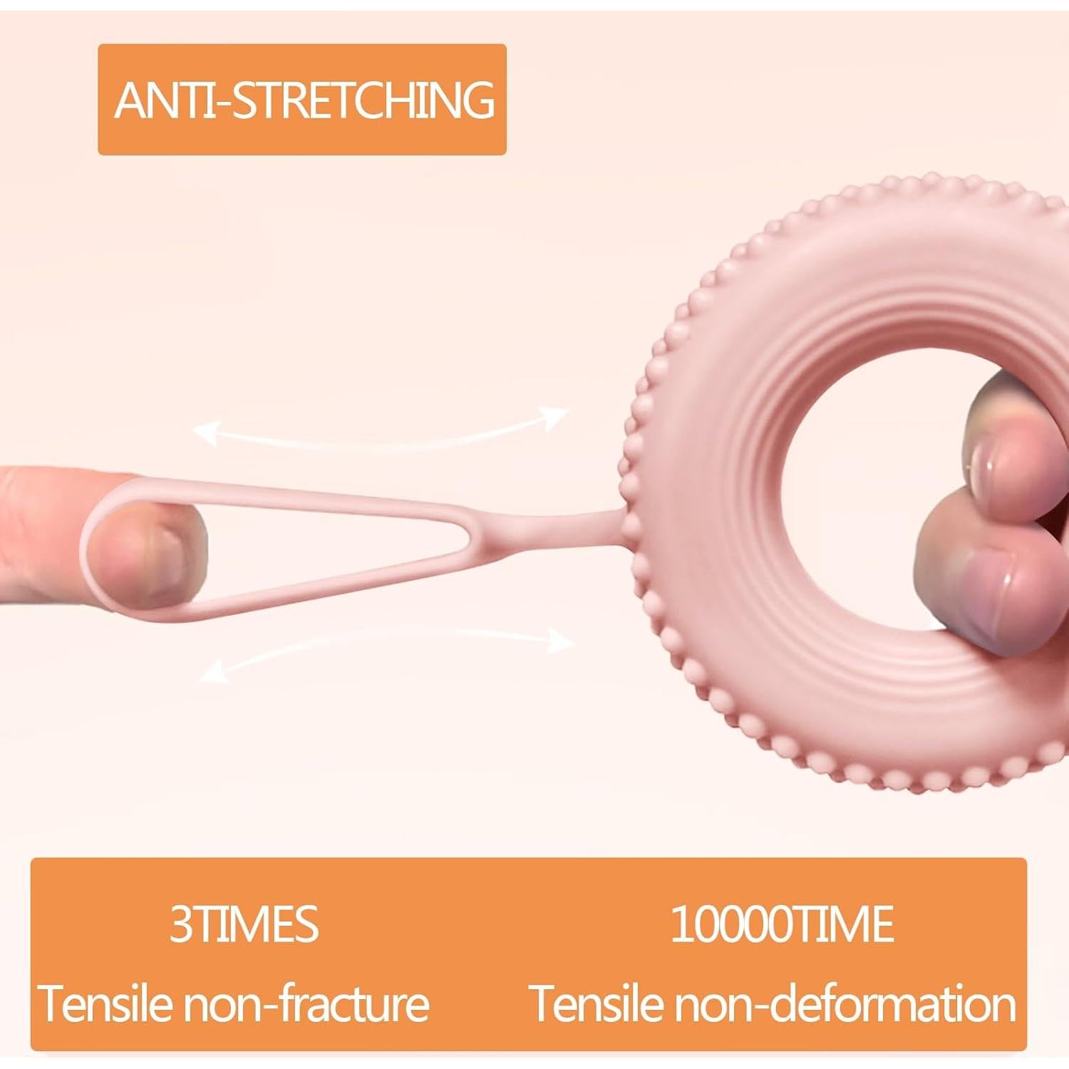 Fortalecedor de Agarre de Mano YAVOUN Rosa Silicona Medio